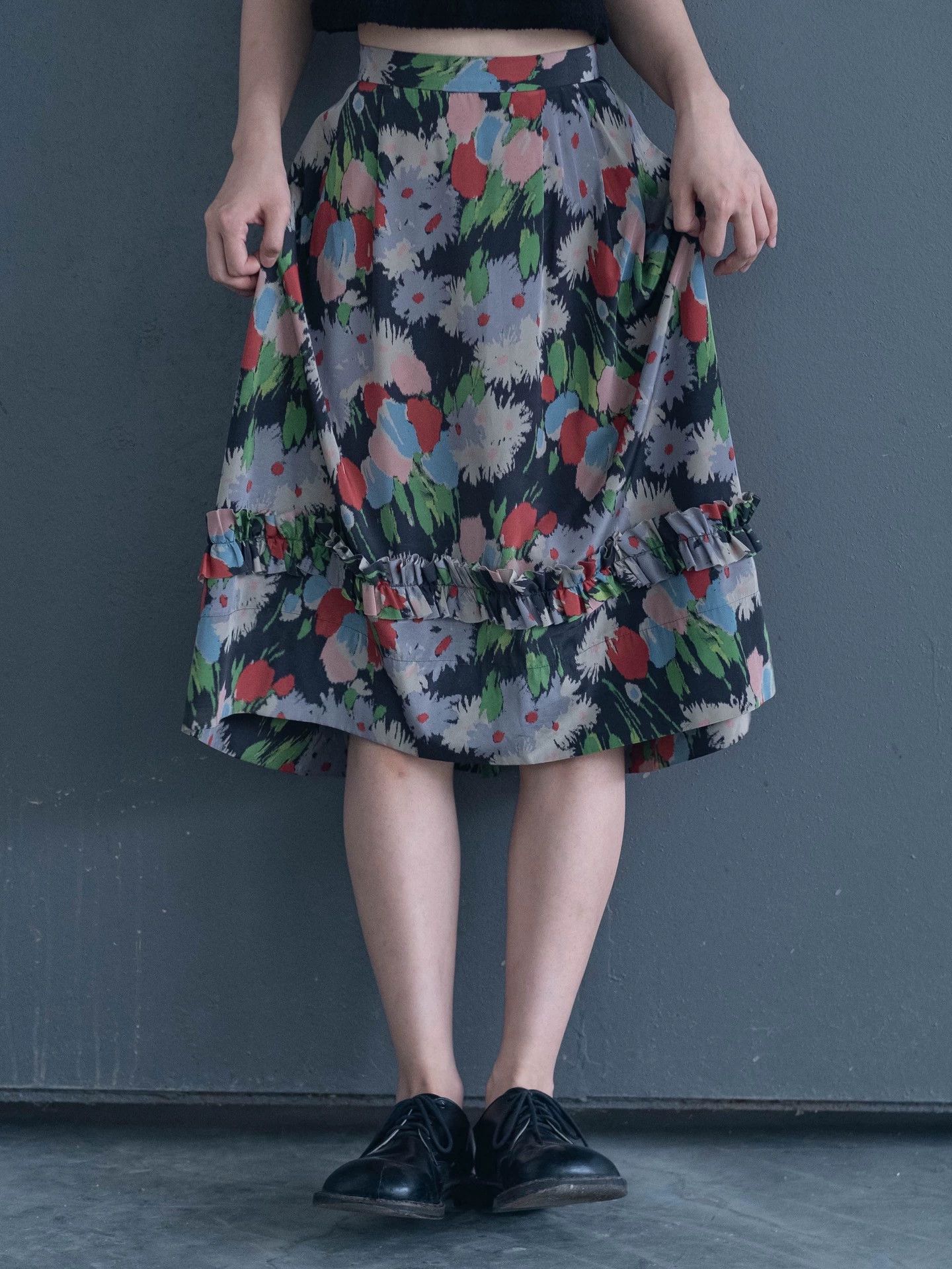 Comme des Garcons COMME des GARCONS 2000SS Flower Skirt Size 28" / US 6 / IT 42 - 4 Thumbnail