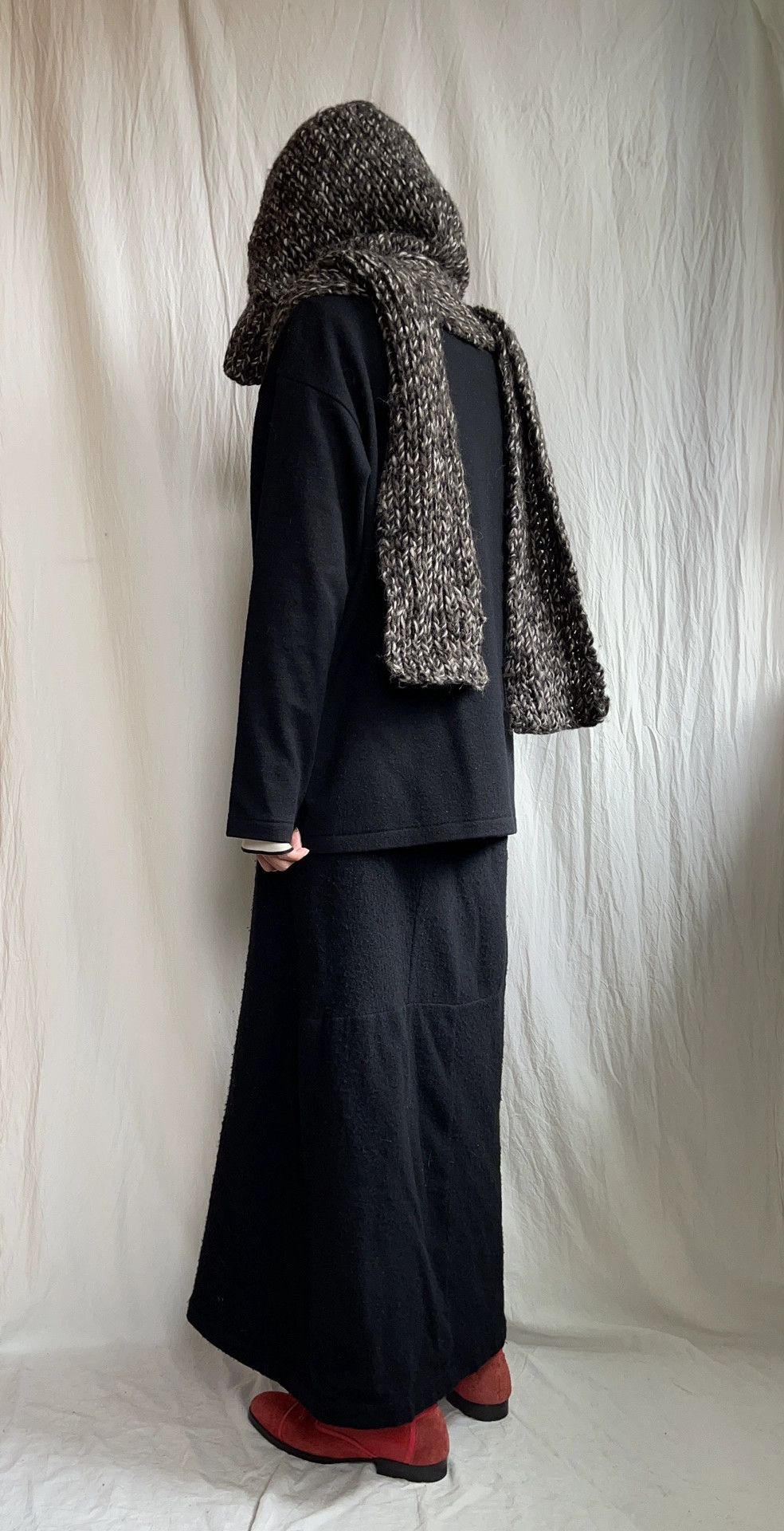 Comme des Garcons Comme des Garcons 1994FW Wool Midi Skirt Size 26" / US 2 / IT 38 - 6 Thumbnail