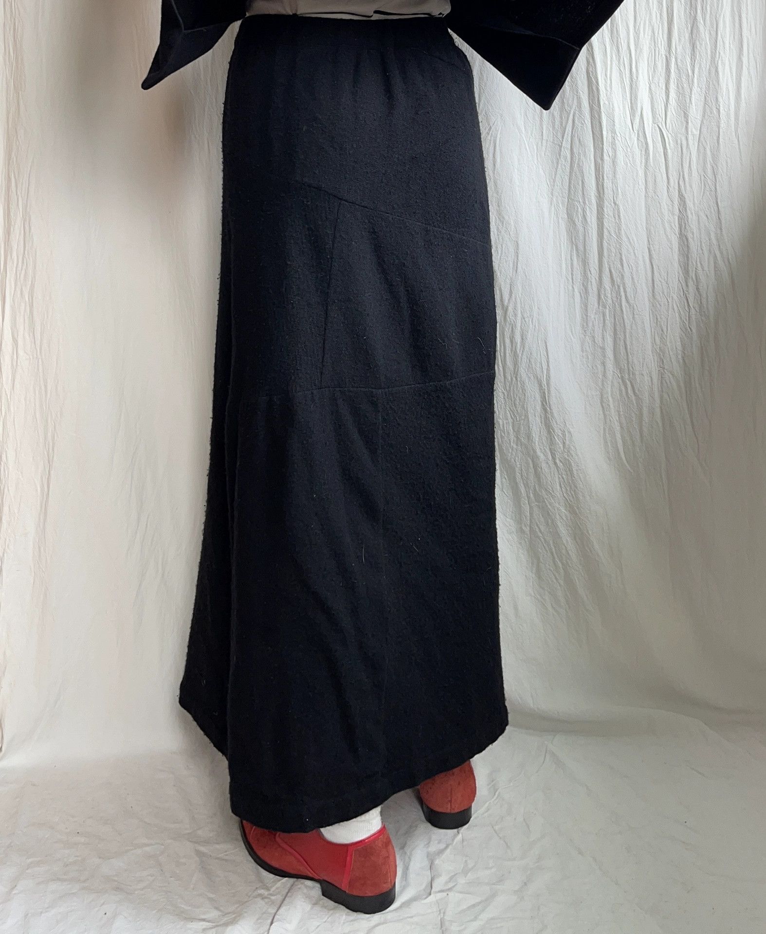Comme des Garcons Comme des Garcons 1994FW Wool Midi Skirt Size 26" / US 2 / IT 38 - 3 Thumbnail