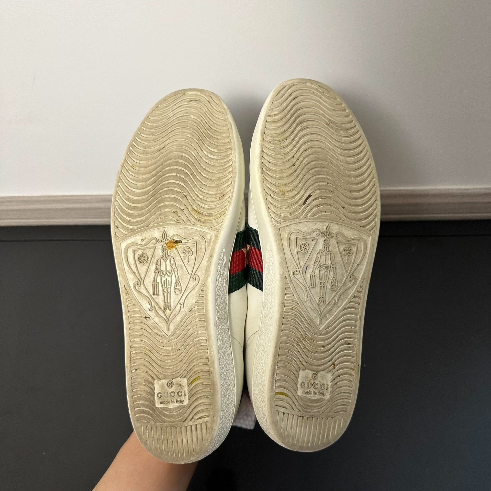 Gucci gucci pineapple embroidery white sneakers size 37.5 Size US 7.5 / IT 37.5 - 4 Thumbnail