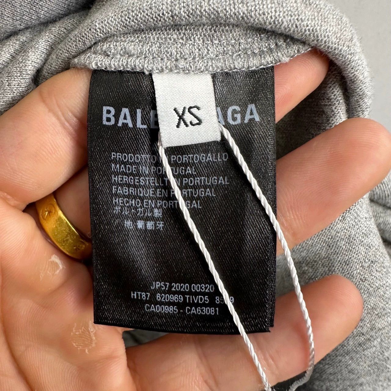 Balenciaga Balenciaga Gray Short Sleeve Gym Wear T-Shirt Size US M / EU 48-50 / 2 - 4 Thumbnail