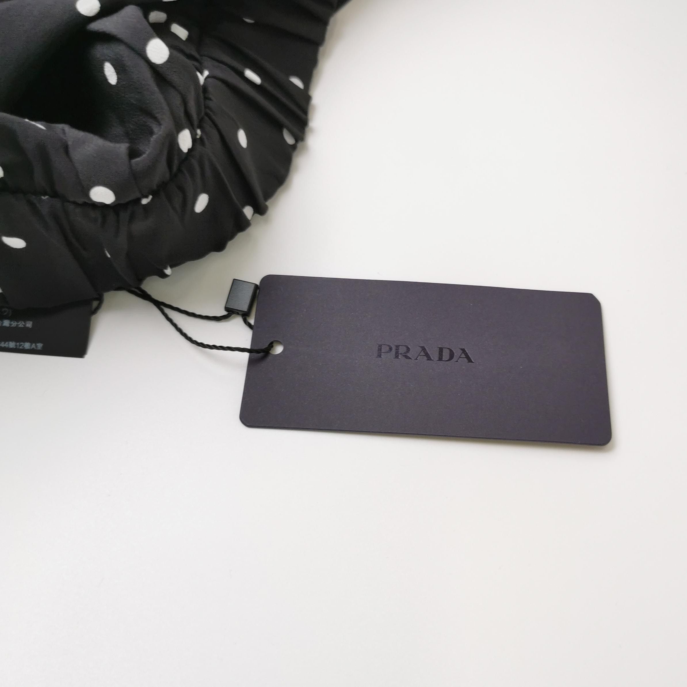 Prada Prada Polka Dot Silk Trousers in Black 0089 Size 40" / US 18 - 4 Thumbnail