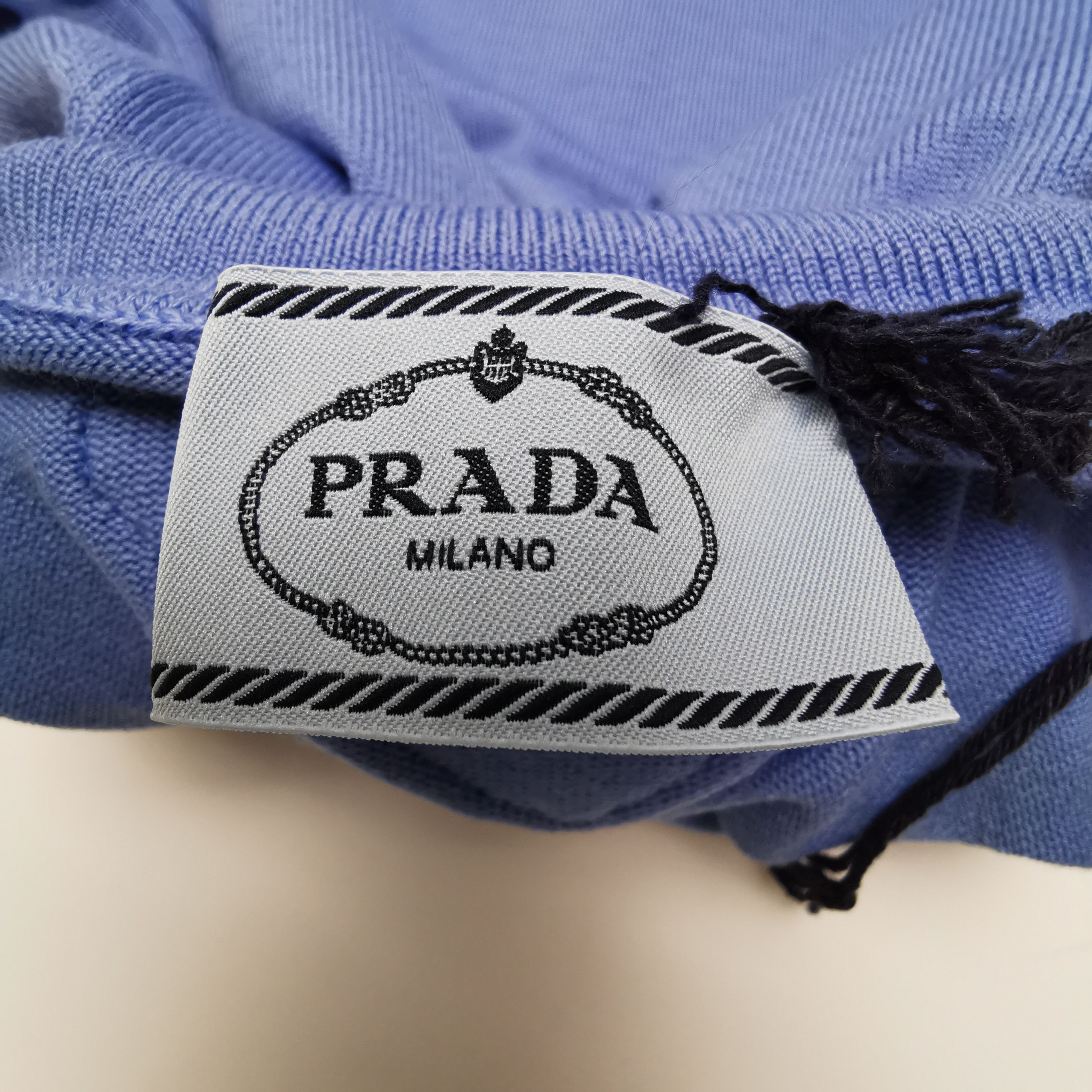 Prada Prada Blue Wool Blend Turtleneck Sweater 0089 Size XS / US 0-2 / IT 36-38 - 5 Thumbnail