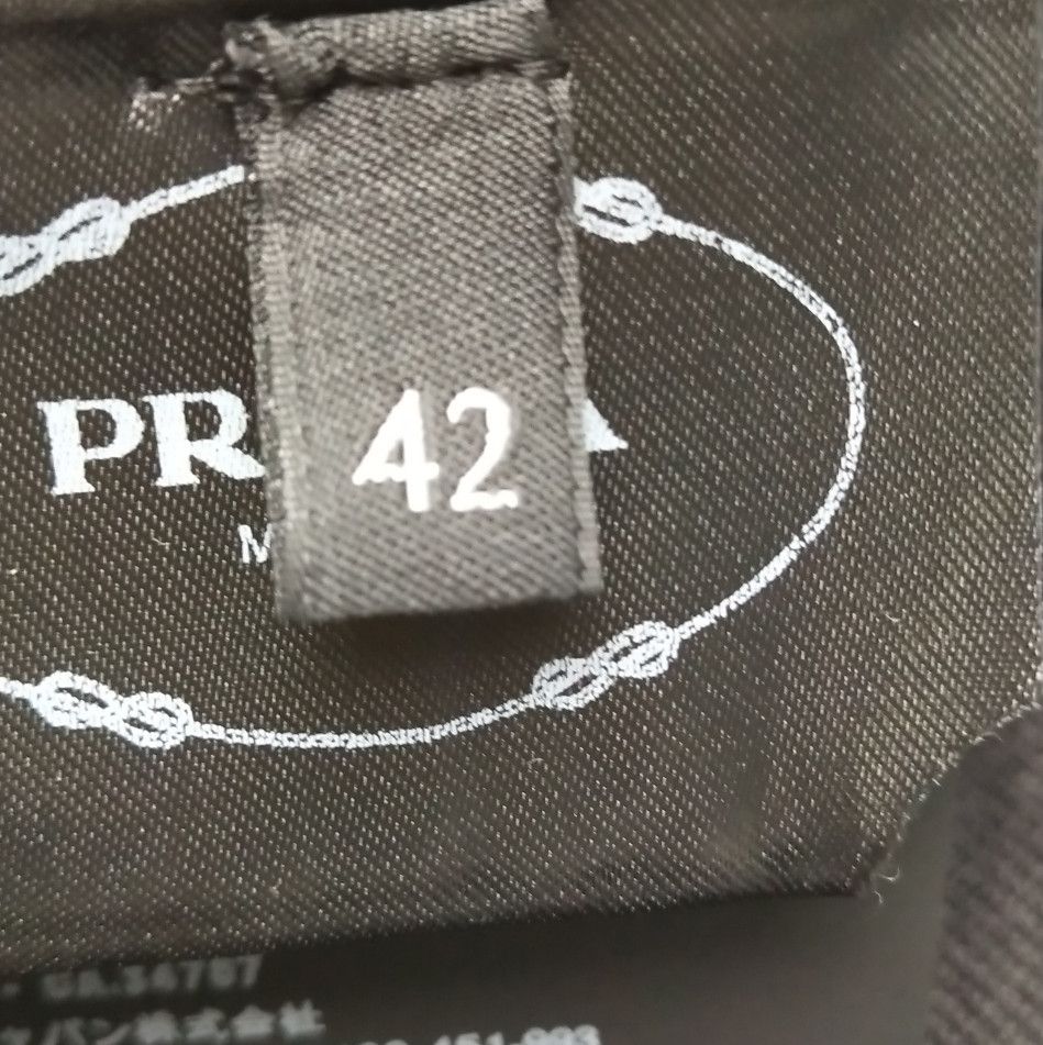 Prada Prada Black Sleeveless Knit Polo Top 0089 Size L / US 10 / IT 46 - 6 Thumbnail