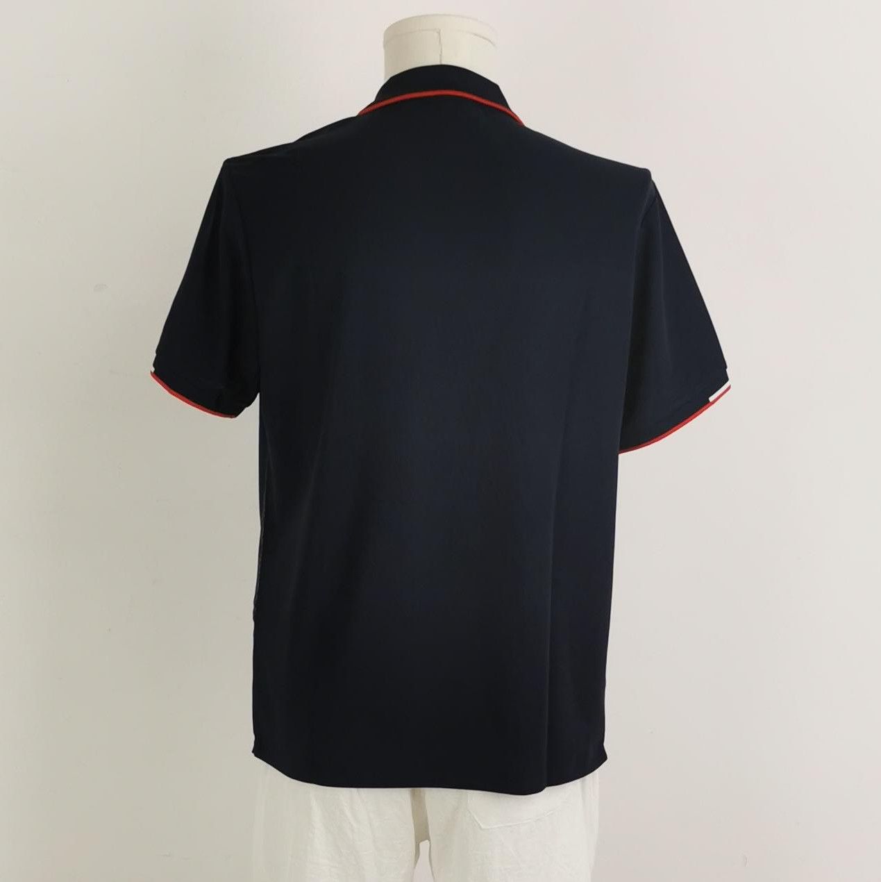 Prada Prada Color Block Striped Polo T-Shirt 0089 Size M / US 6-8 / IT 42-44 - 3 Thumbnail
