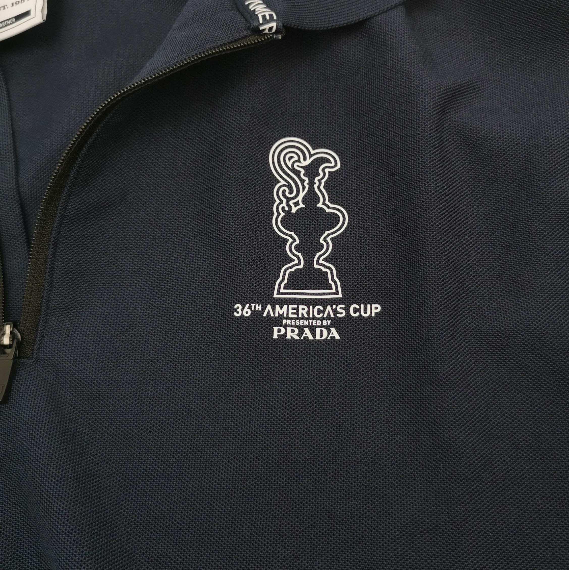 Prada Prada Contrast Striped Polo Shirt for Men 0089 Size L / US 10 / IT 46 - 4 Thumbnail