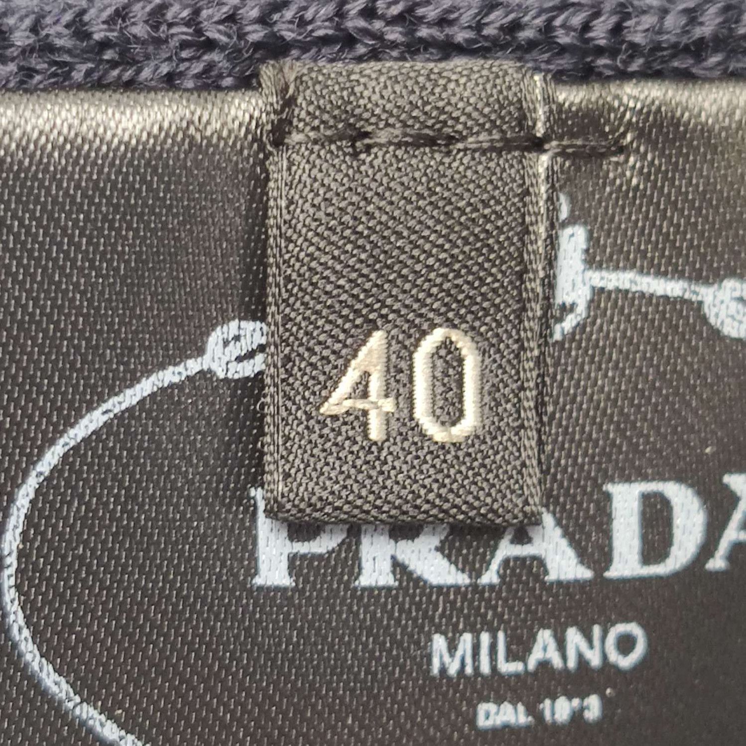 Prada Prada Wool V-Neck Cardigan in Navy Blue 0089 Size M / US 6-8 / IT 42-44 - 6 Thumbnail