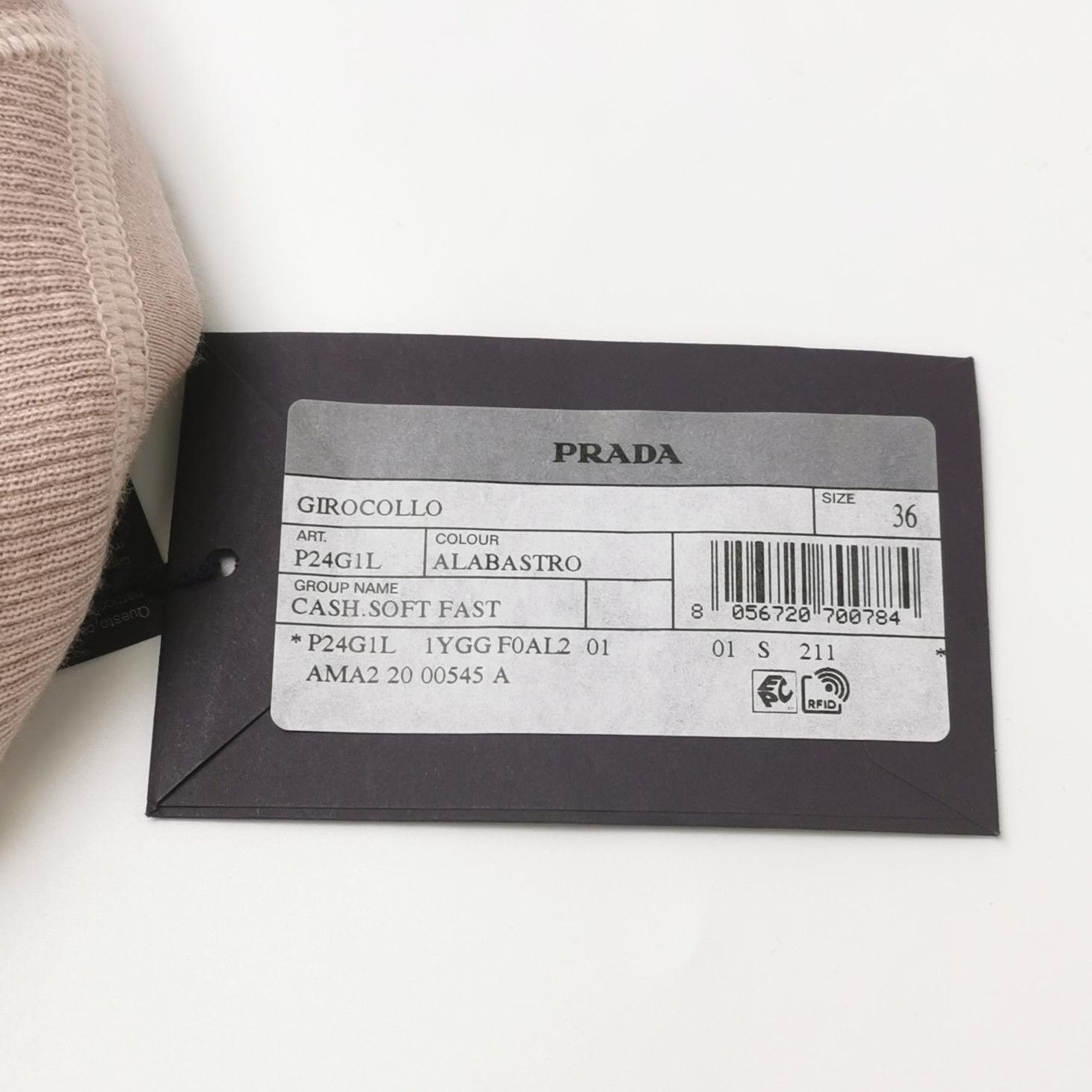 Prada Prada Logo Crew Neck Knit Sweater 0089 Size XXS / US 00 / IT 34 - 5 Thumbnail
