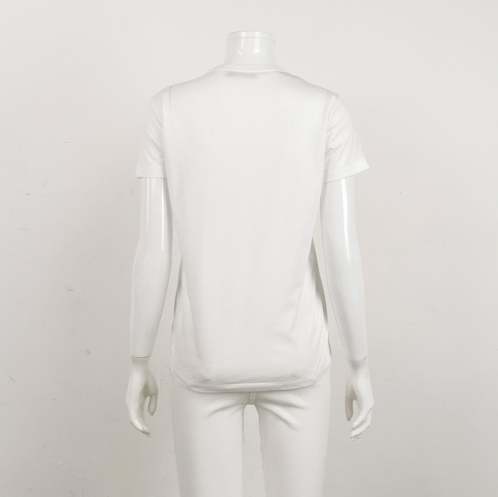 Prada Prada Classic Cotton Crew Neck T-Shirt 0089 Size M / US 6-8 / IT 42-44 - 2 Thumbnail