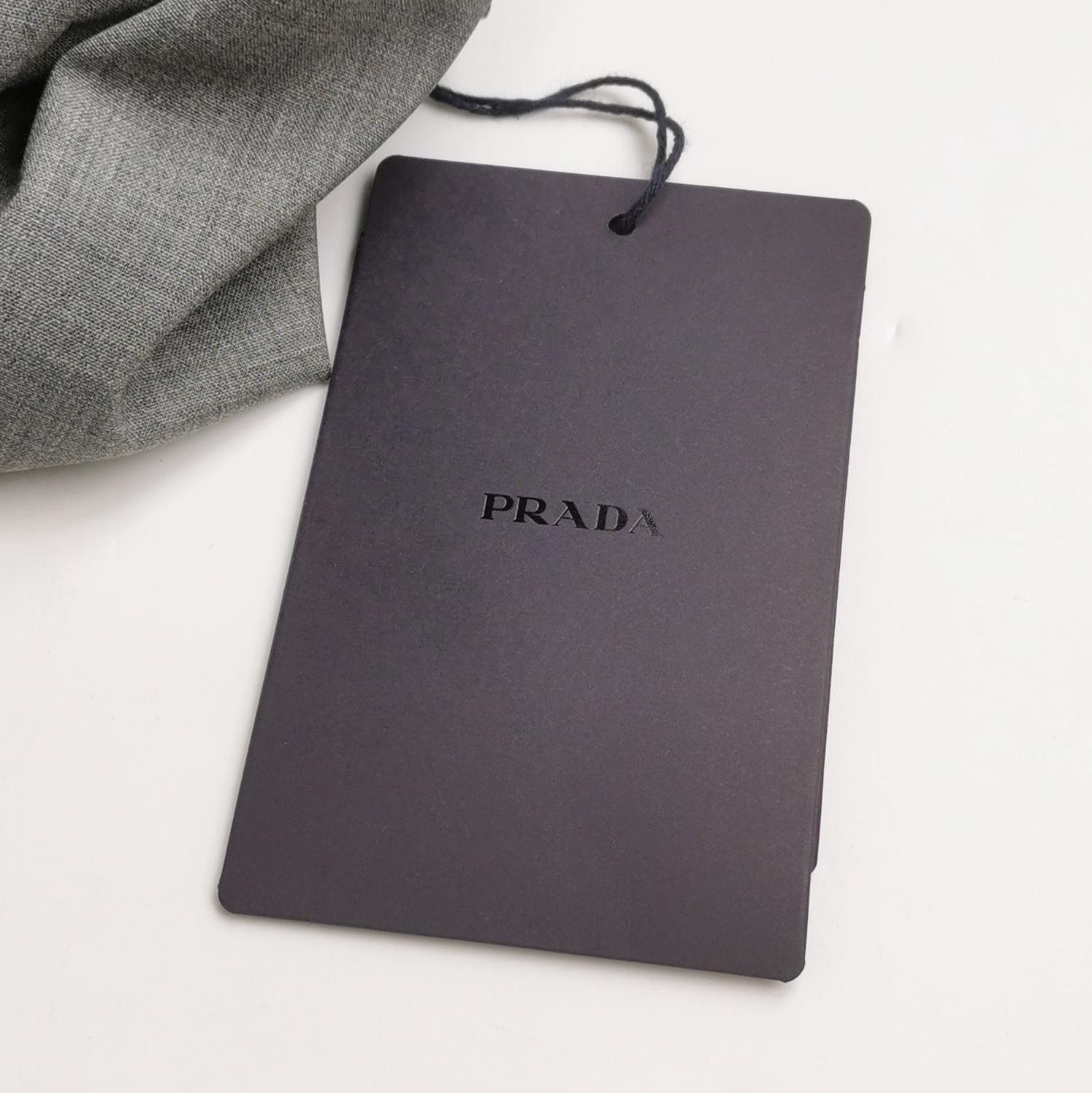 Prada Prada Gray Wool Wide-Leg Trousers Size 38 0089 Size 38" / US 16 / IT 52 - 3 Thumbnail