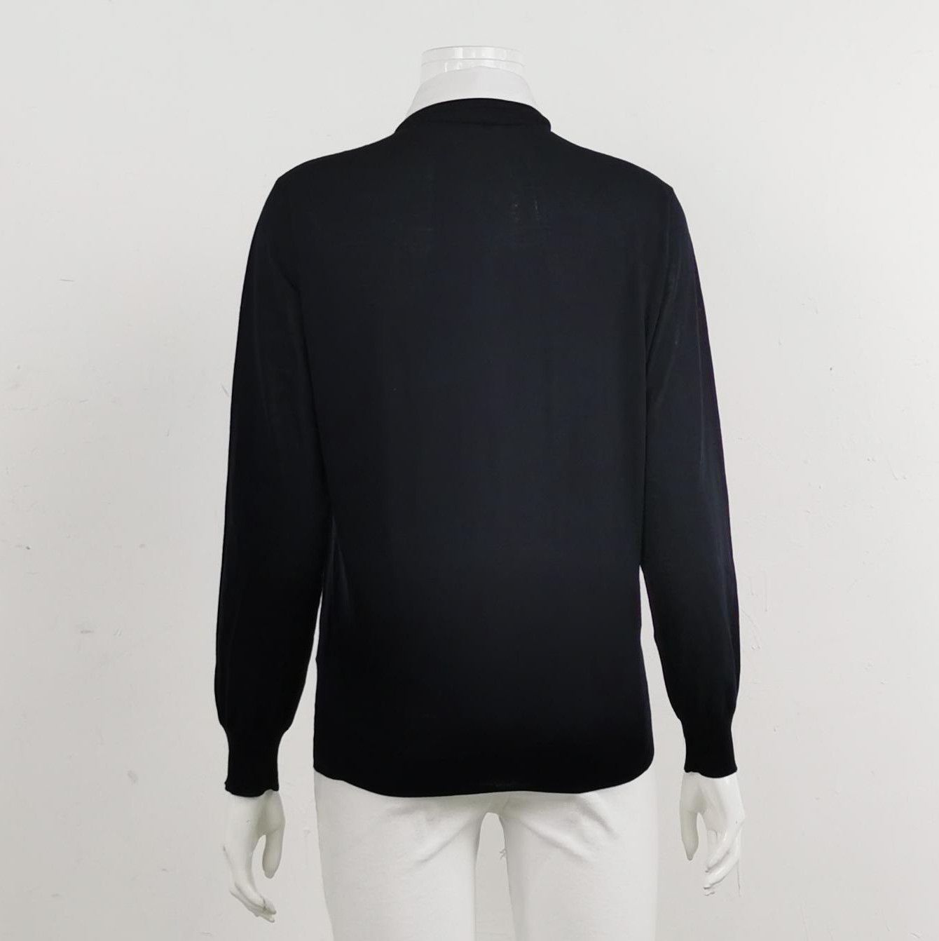 Prada Prada Wool Color Block Button-Down Knit Top 0089 Size XXS / US 00 / IT 34 - 2 Thumbnail