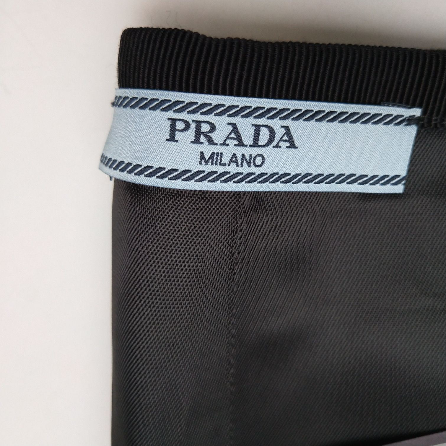 Prada Prada Wool Black Midi Skirt Size 38 0089 Size 38" / US 16 / IT 52 - 4 Thumbnail