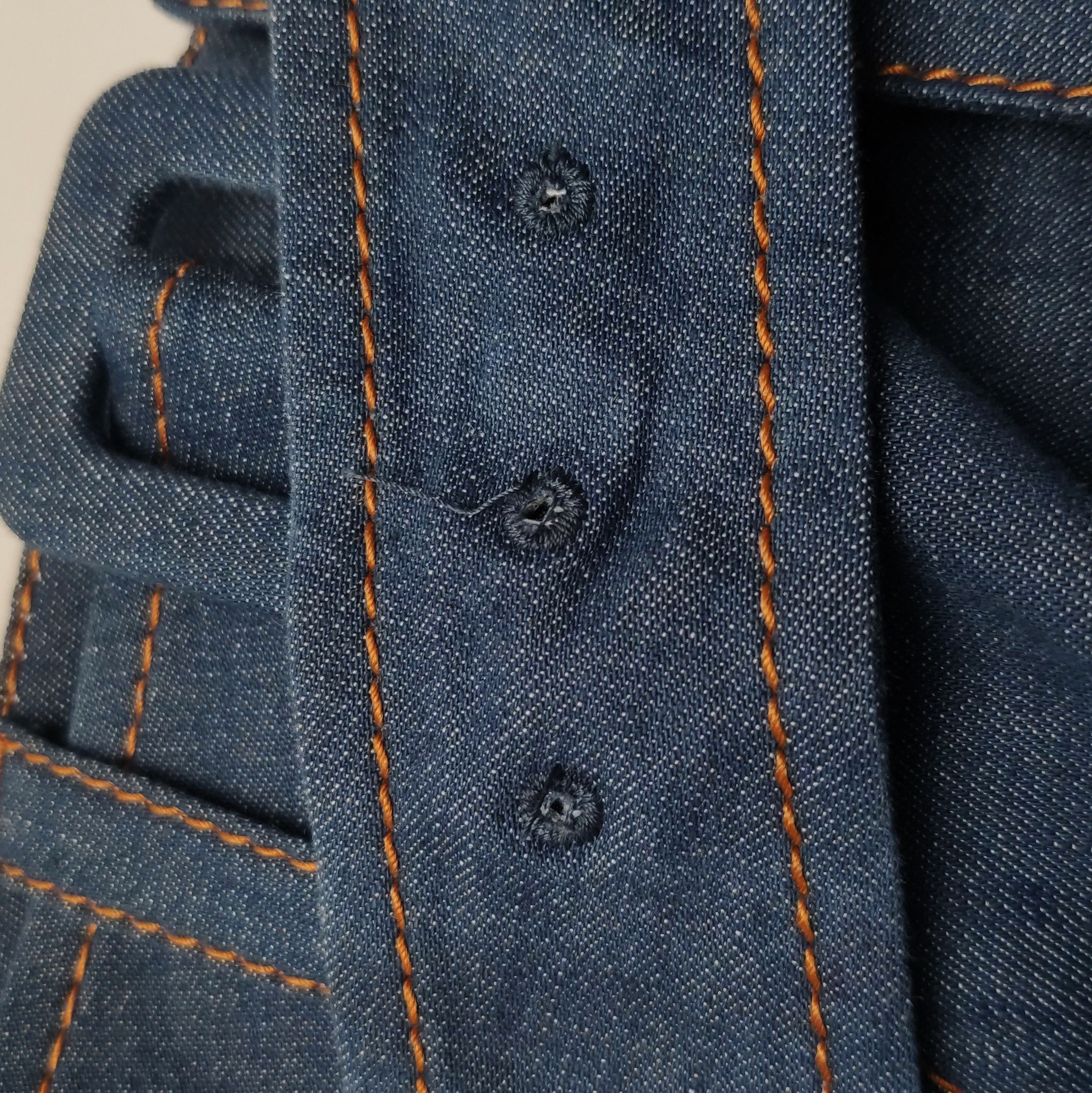Prada Prada Logo Cotton Denim Mini Skirt 0089 Size 40" / US 18 - 8 Thumbnail