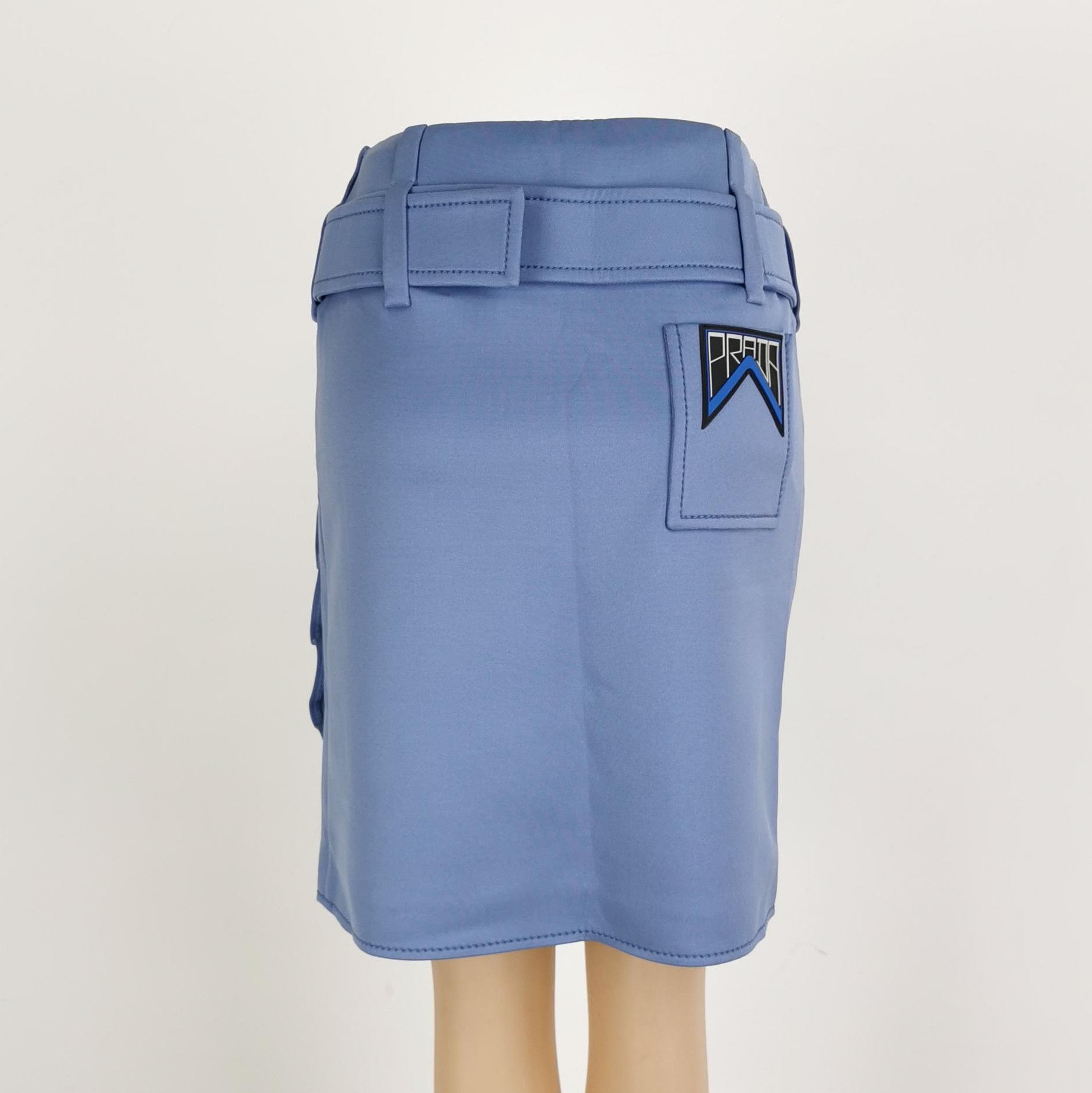 Prada Prada Solid Color Ruffled Skirt Size 36 0089 Size 36" / US 14 / IT 50 - 3 Thumbnail