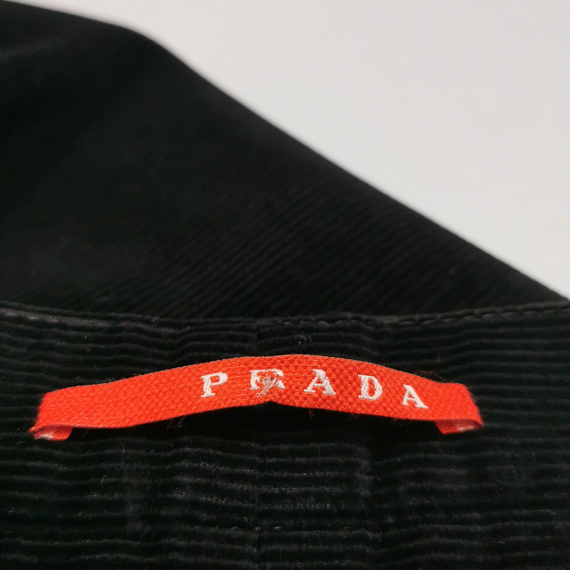 Prada Prada Logo Cotton Trousers in Black 0089 Size 42" / US 20 - 8 Thumbnail