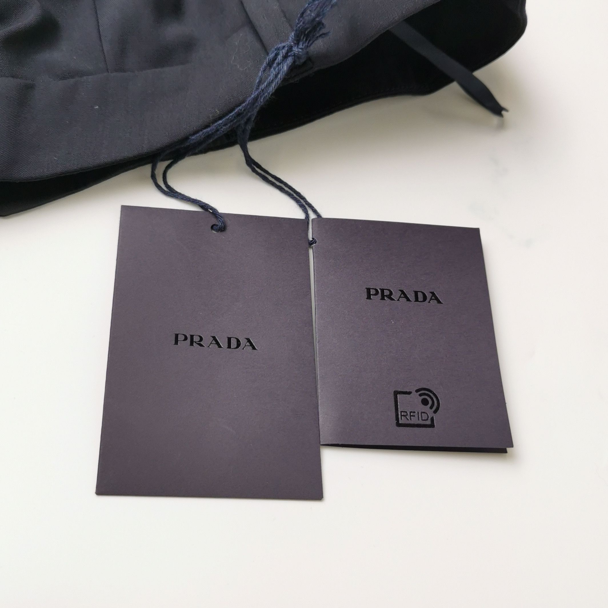 Prada Prada Black Wool Trousers Size 40 0089 Size 40" / US 18 - 3 Thumbnail