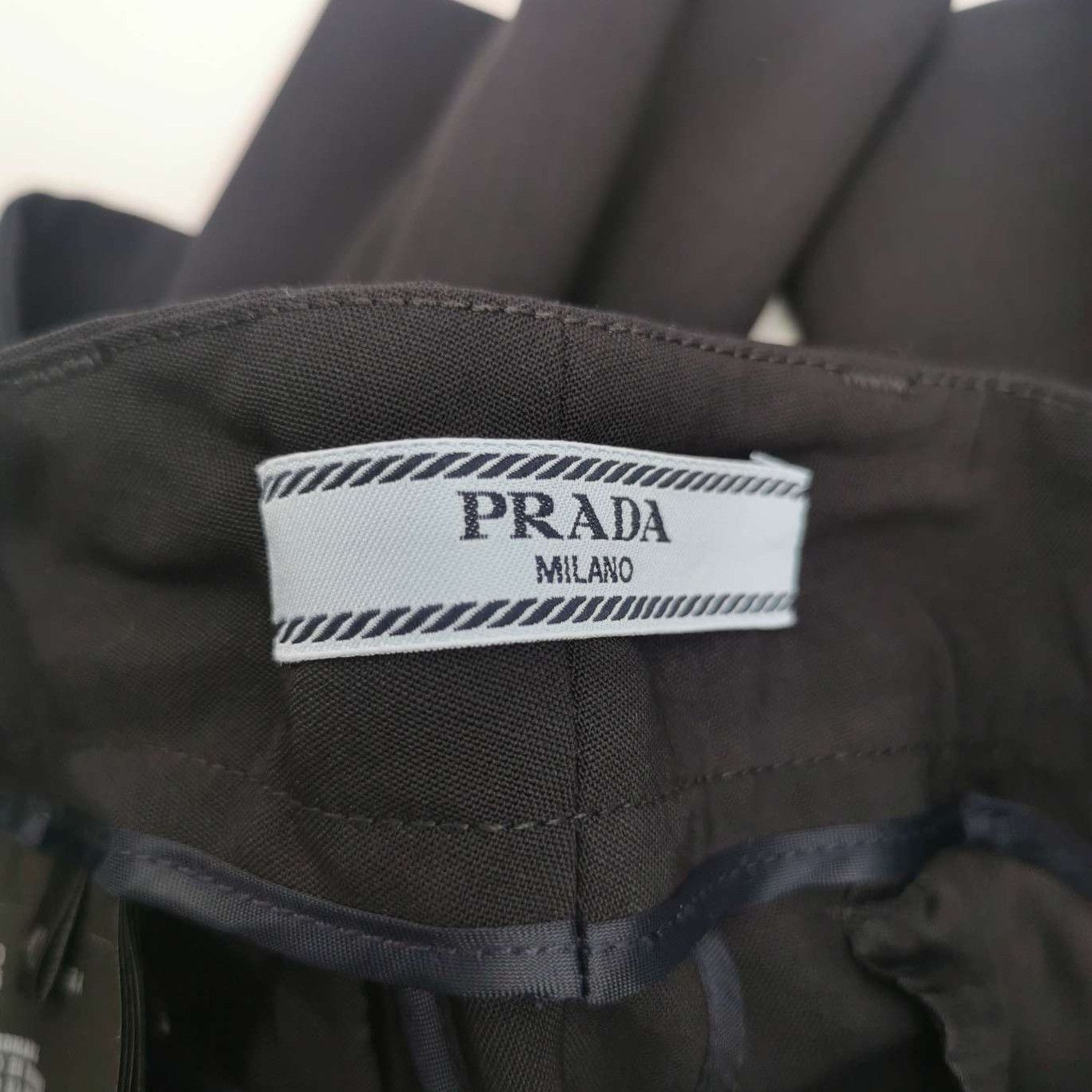 Prada Prada Black Wool Trousers Size 40 0089 Size 40" / US 18 - 5 Thumbnail
