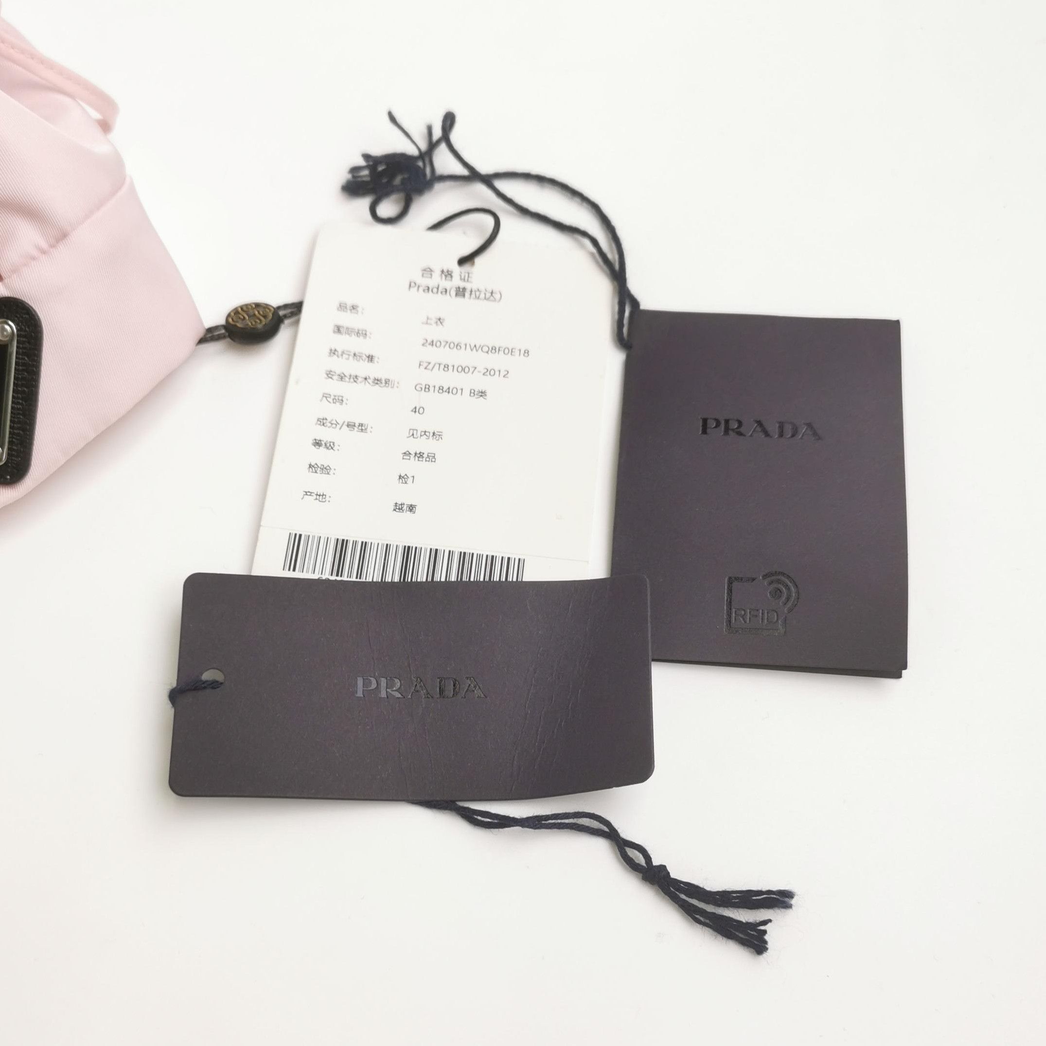 Prada Prada Triangle Logo Bralette in Pink 0089 Size M / US 6-8 / IT 42-44 - 4 Thumbnail