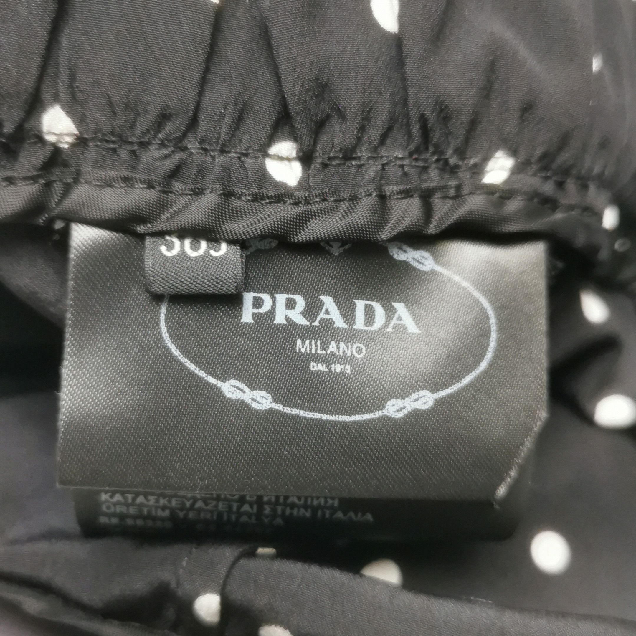 Prada Prada Polka Dot Silk Trousers in Size 38 0089 Size 38" / US 16 / IT 52 - 9 Thumbnail
