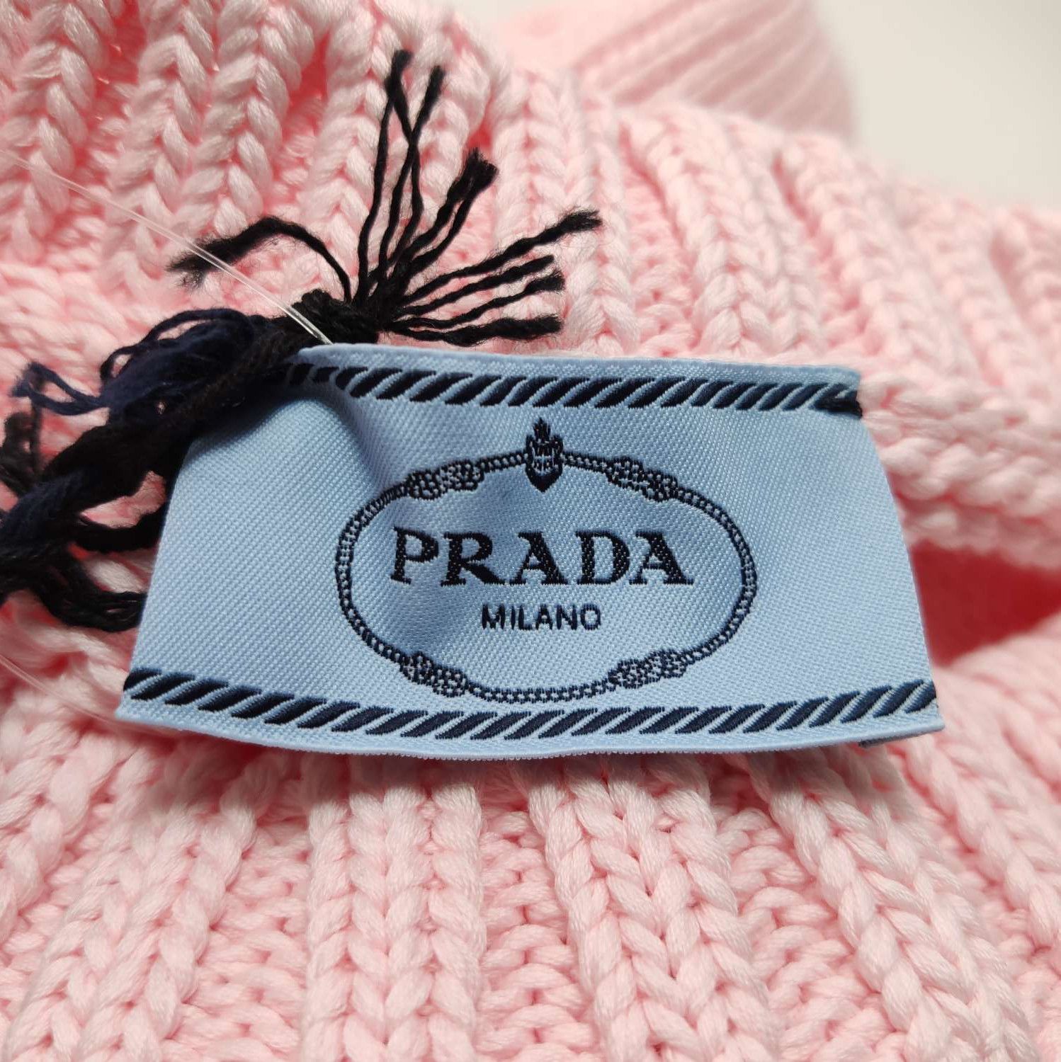 Prada Prada Pink Cotton Cable Knit Sleeveless Top 0089 Size M / US 6-8 / IT 42-44 - 5 Thumbnail