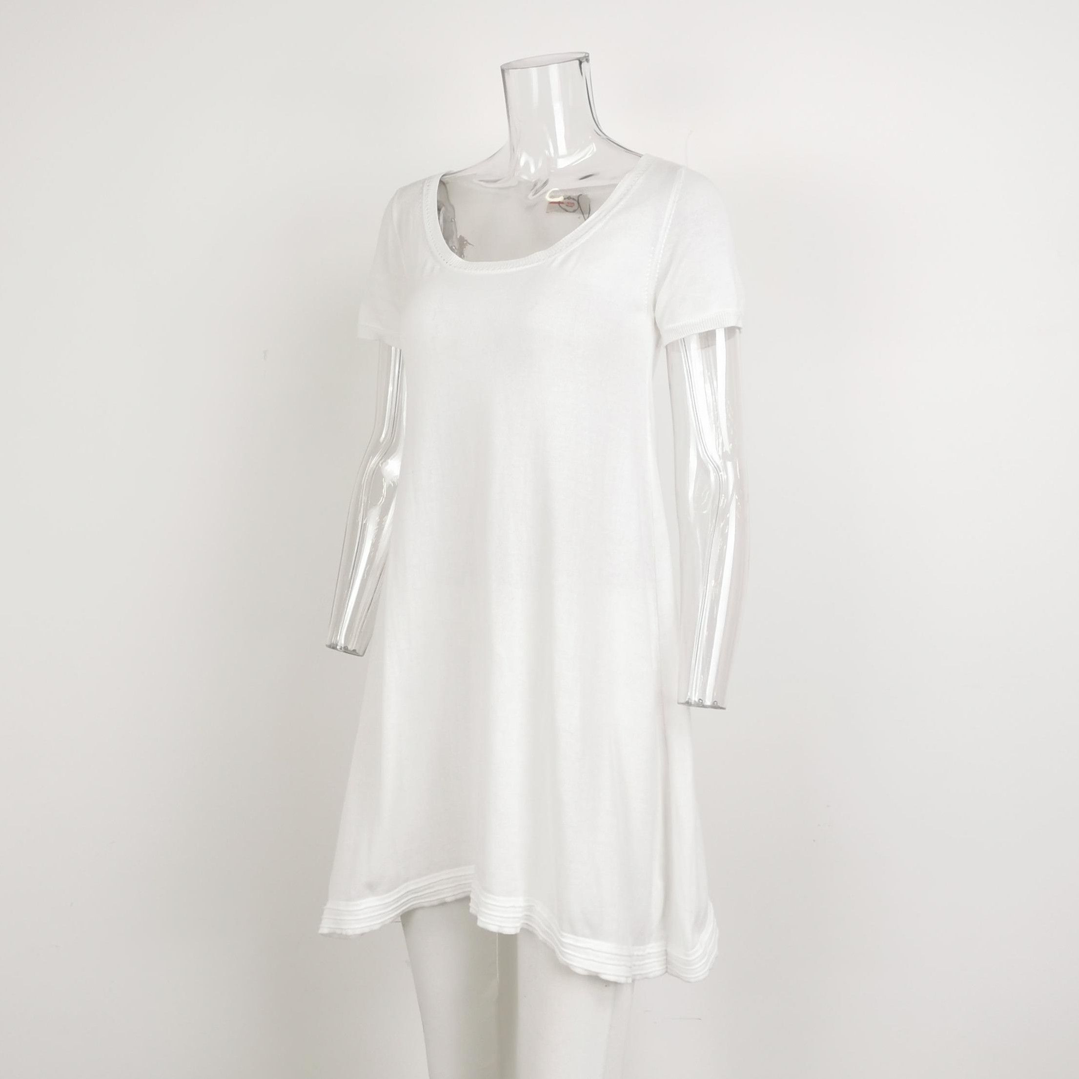 Prada Prada Casual Cotton Short Sleeve Dress 0089 Size L / US 10 / IT 46 - 2 Thumbnail