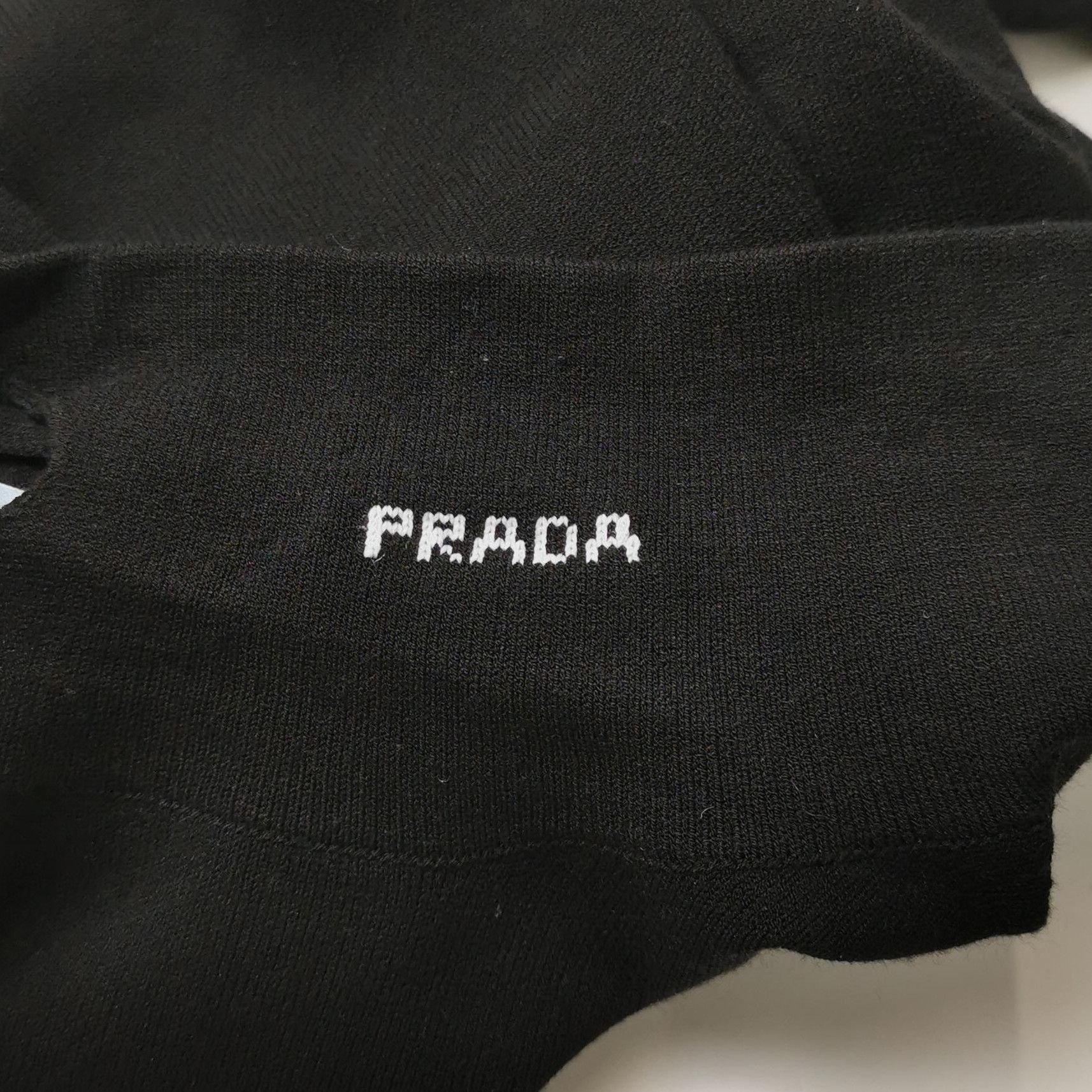 Prada Prada Black Turtleneck Sweater with Cut-Outs 0089 Size XS / US 0-2 / IT 36-38 - 3 Thumbnail