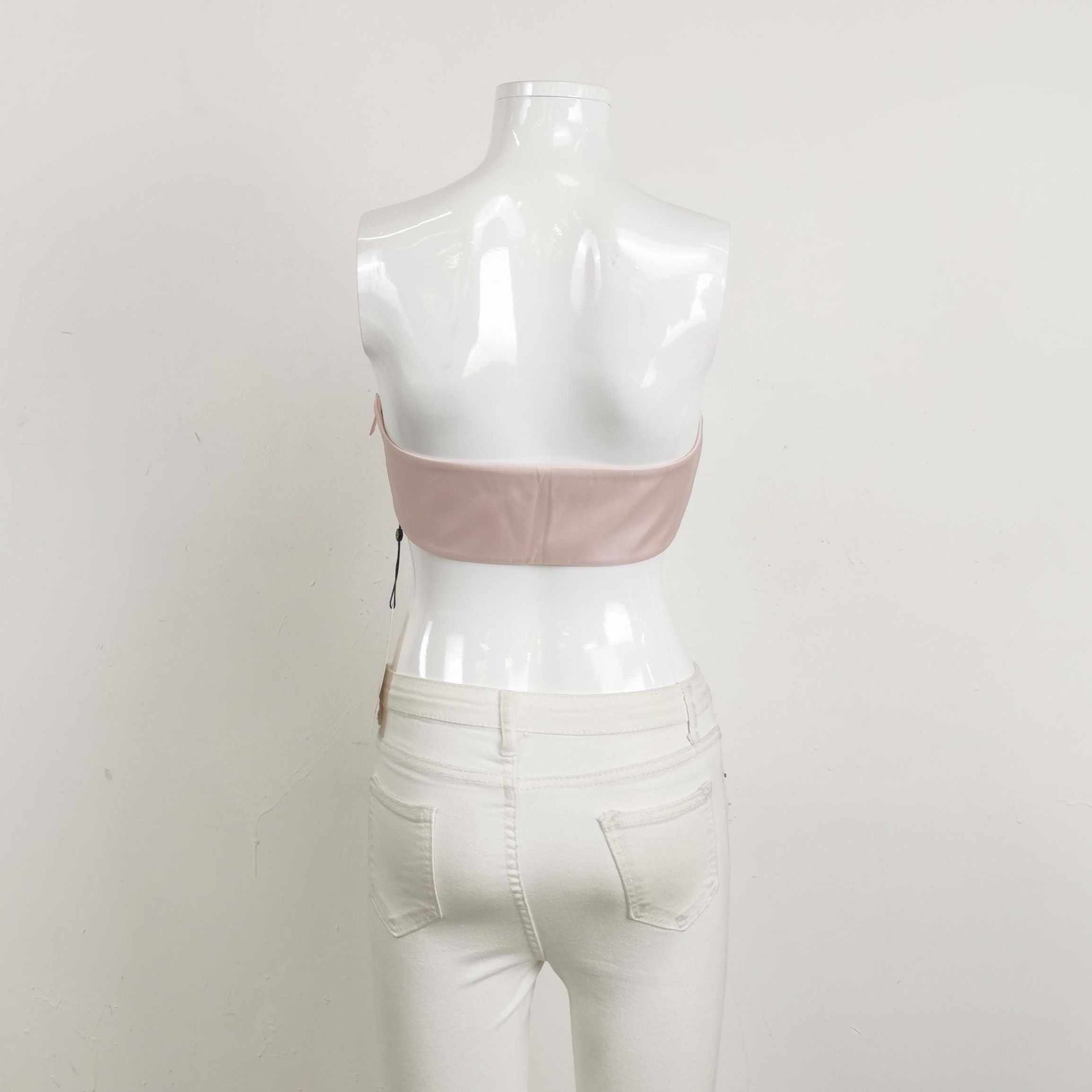 Prada Prada Solid Triangle Logo Bandeau Top 0089 Size XL / US 12-14 / IT 48-50 - 2 Thumbnail