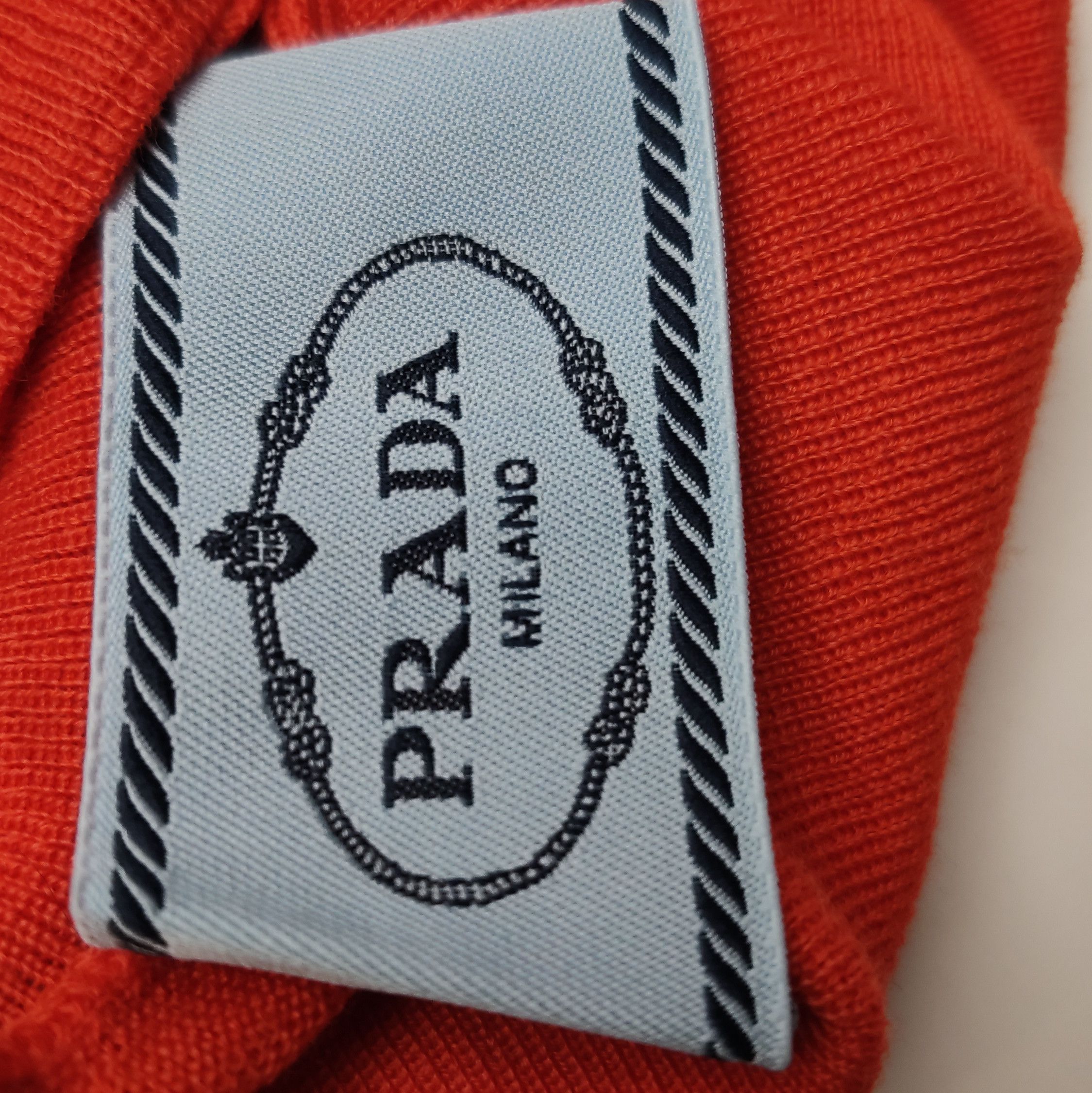 Prada Prada Orange Wool Turtleneck Sweater 0089 Size M / US 6-8 / IT 42-44 - 7 Thumbnail