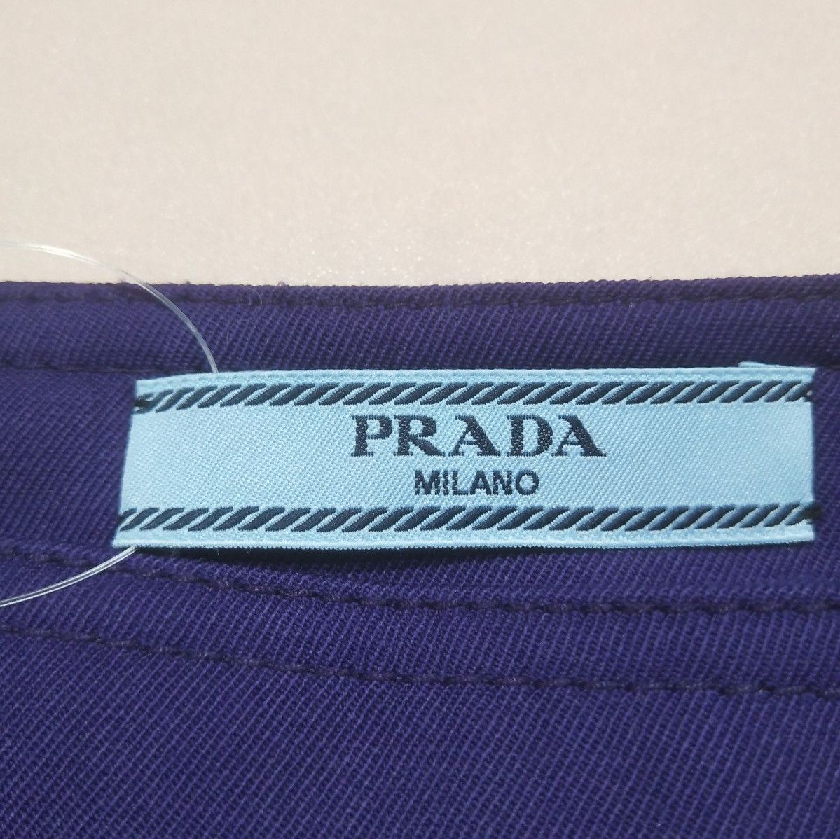 Prada Prada Purple Wool Skirt with Button Detail 0089 Size 38" / US 16 / IT 52 - 6 Thumbnail