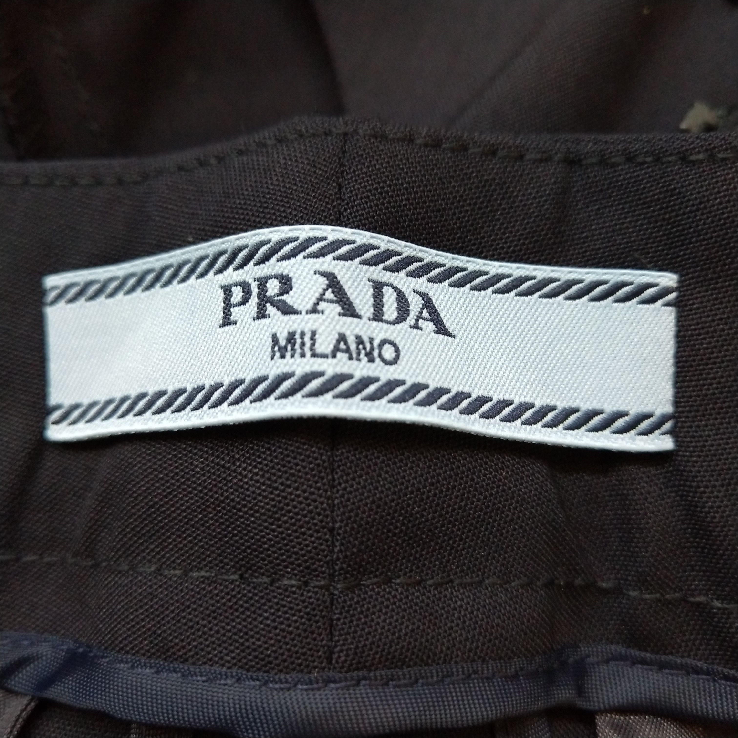 Prada Prada Solid Wool Long Pants in Size 38 0089 Size 38" / US 16 / IT 52 - 3 Thumbnail