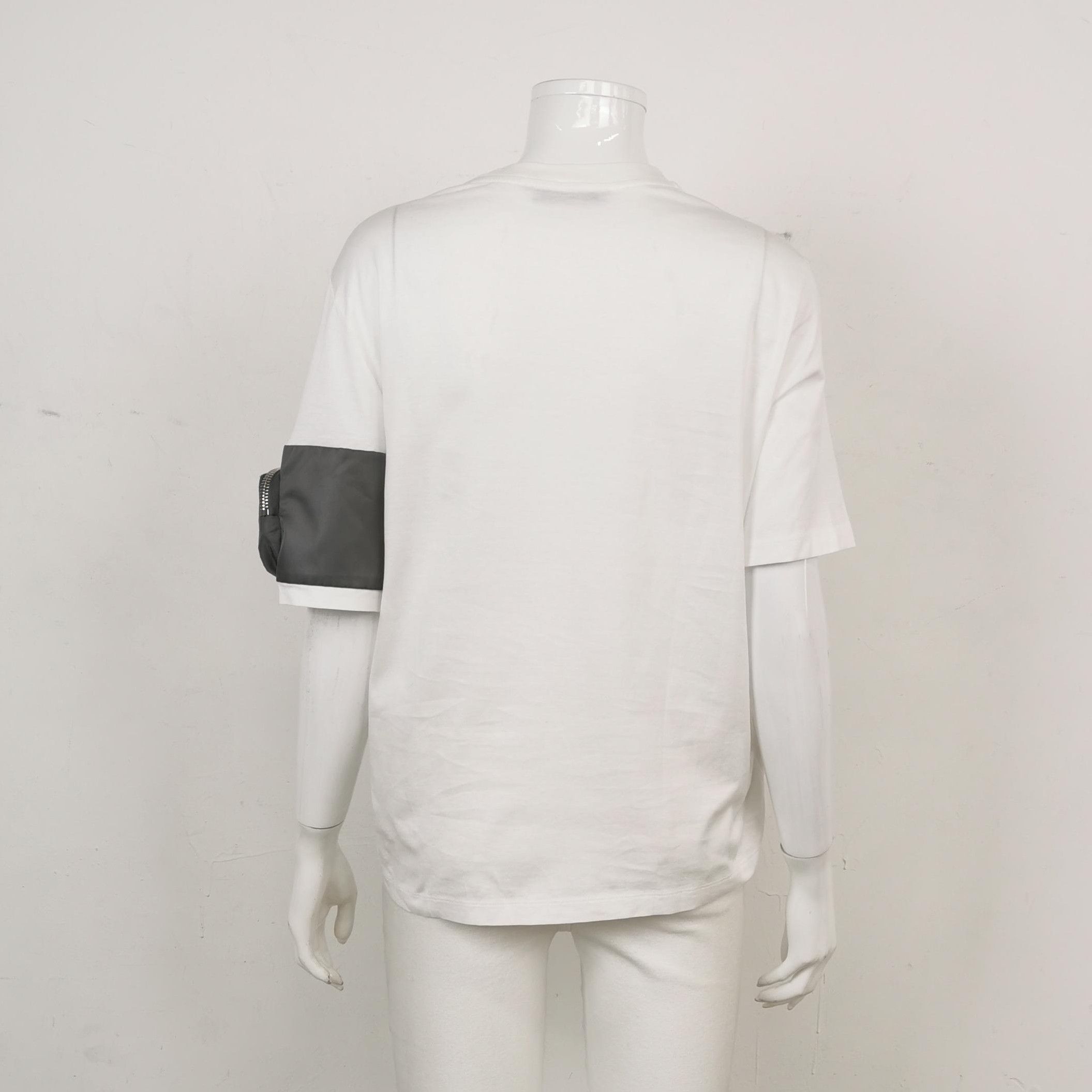 Prada Prada Cotton Triangle Logo Crew Neck T-shirt 0089 Size M / US 6-8 / IT 42-44 - 2 Thumbnail