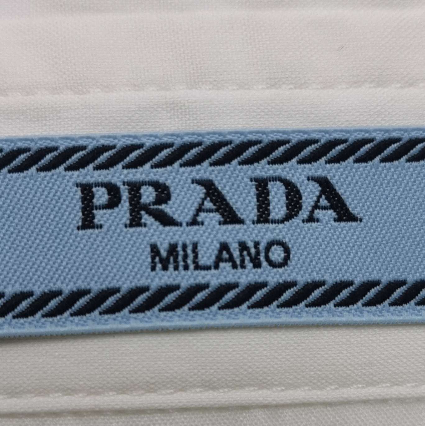 Prada Prada Cotton Single-Breasted Shirt Size 38 0089 Size S / US 4 / IT 40 - 4 Thumbnail