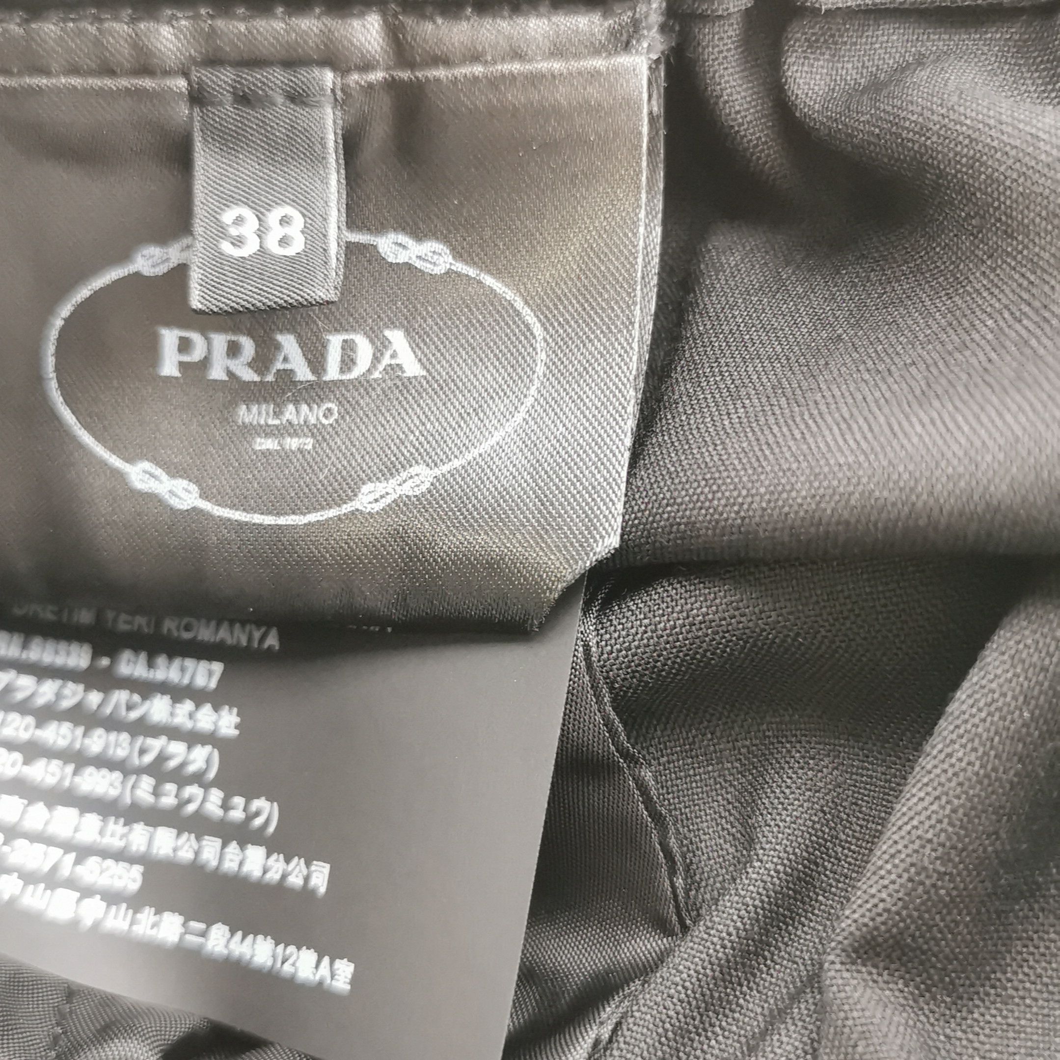 Prada Prada Black Wool Cargo Pants Size 38 0089 Size 38" / US 16 / IT 52 - 8 Thumbnail