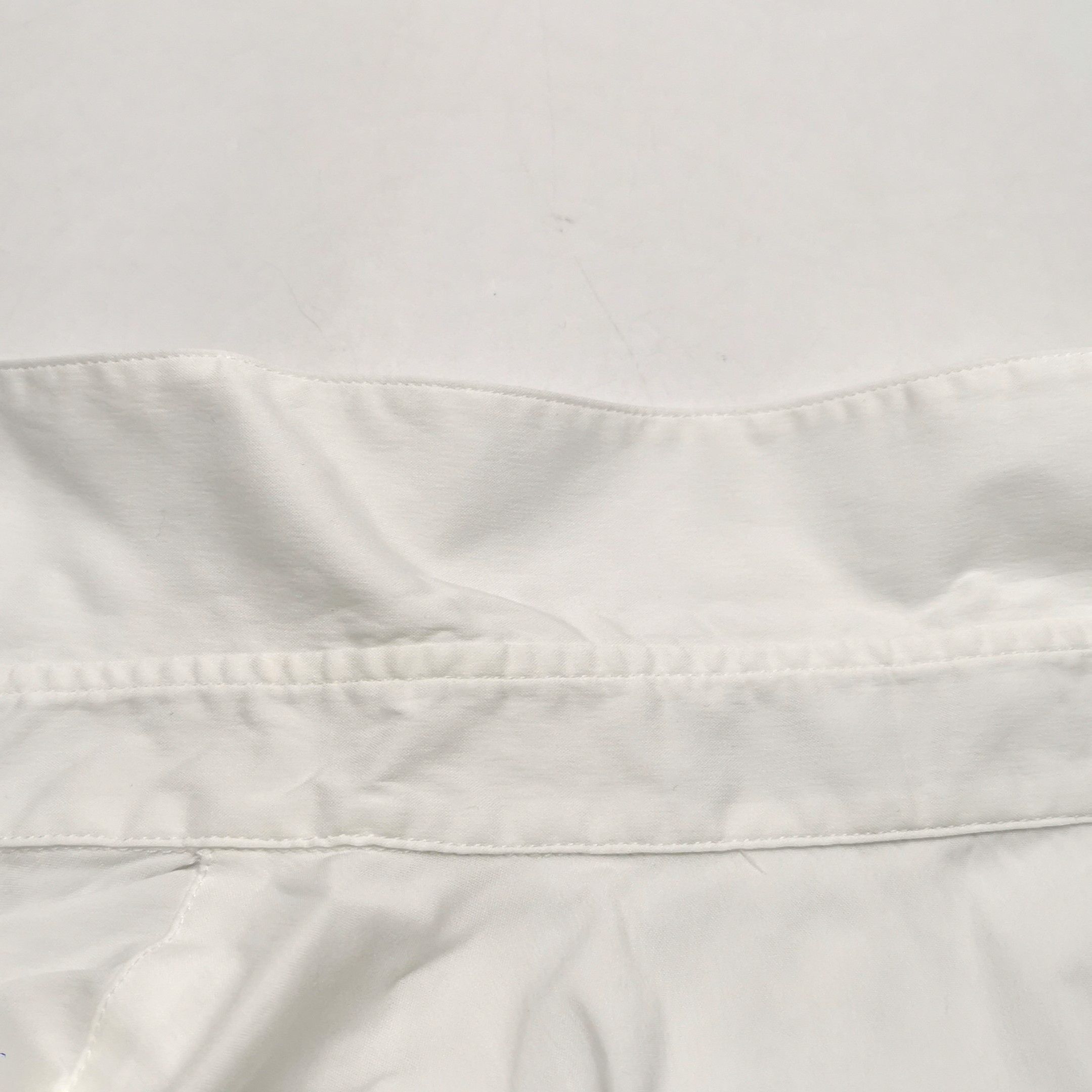 Prada Prada White Cotton Button-Up Shirt for Women 0089 Size L / US 10 / IT 46 - 8 Thumbnail