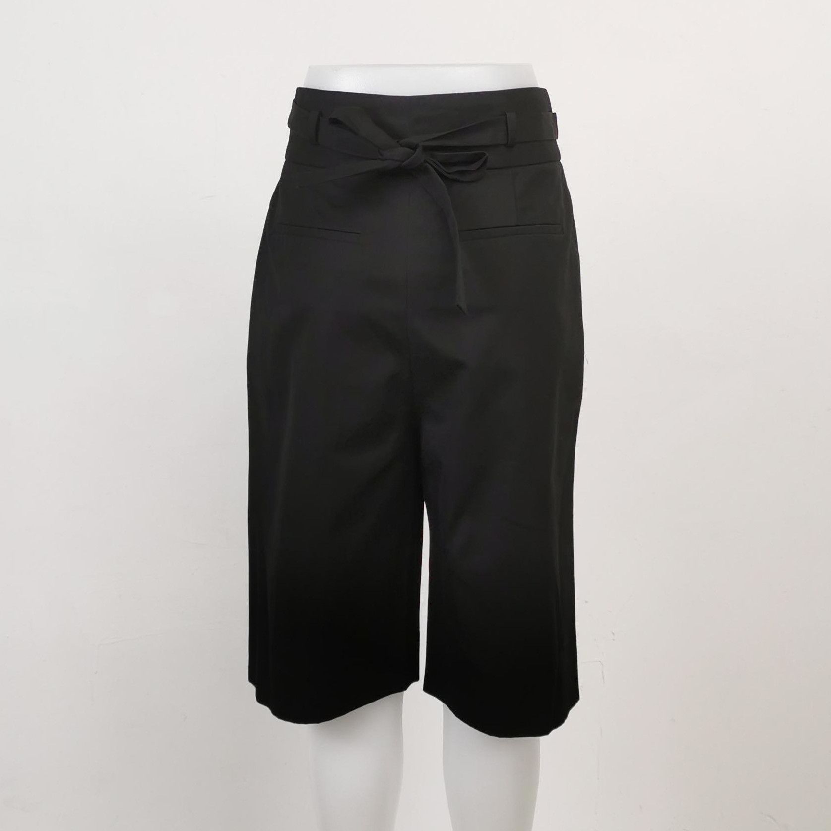 Prada Prada Black Cotton Shorts Size 36 0089 Size 22" - 2 Thumbnail