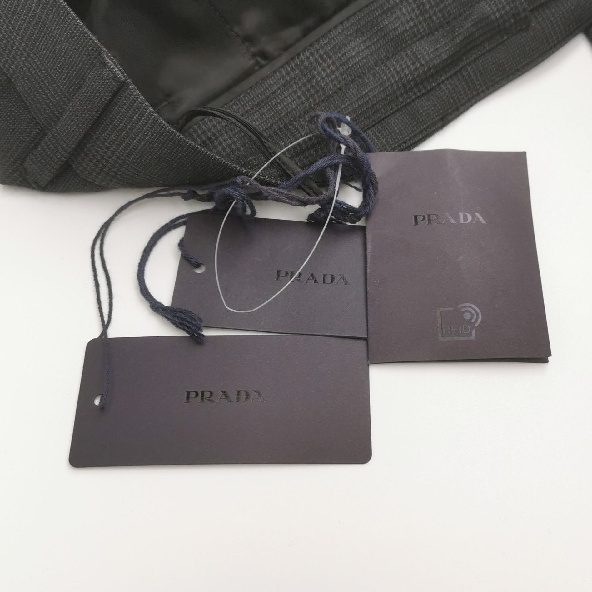 Prada Prada Wool Silk Blend Plaid Trousers Size 40 0089 Size 40" / US 18 - 4 Thumbnail
