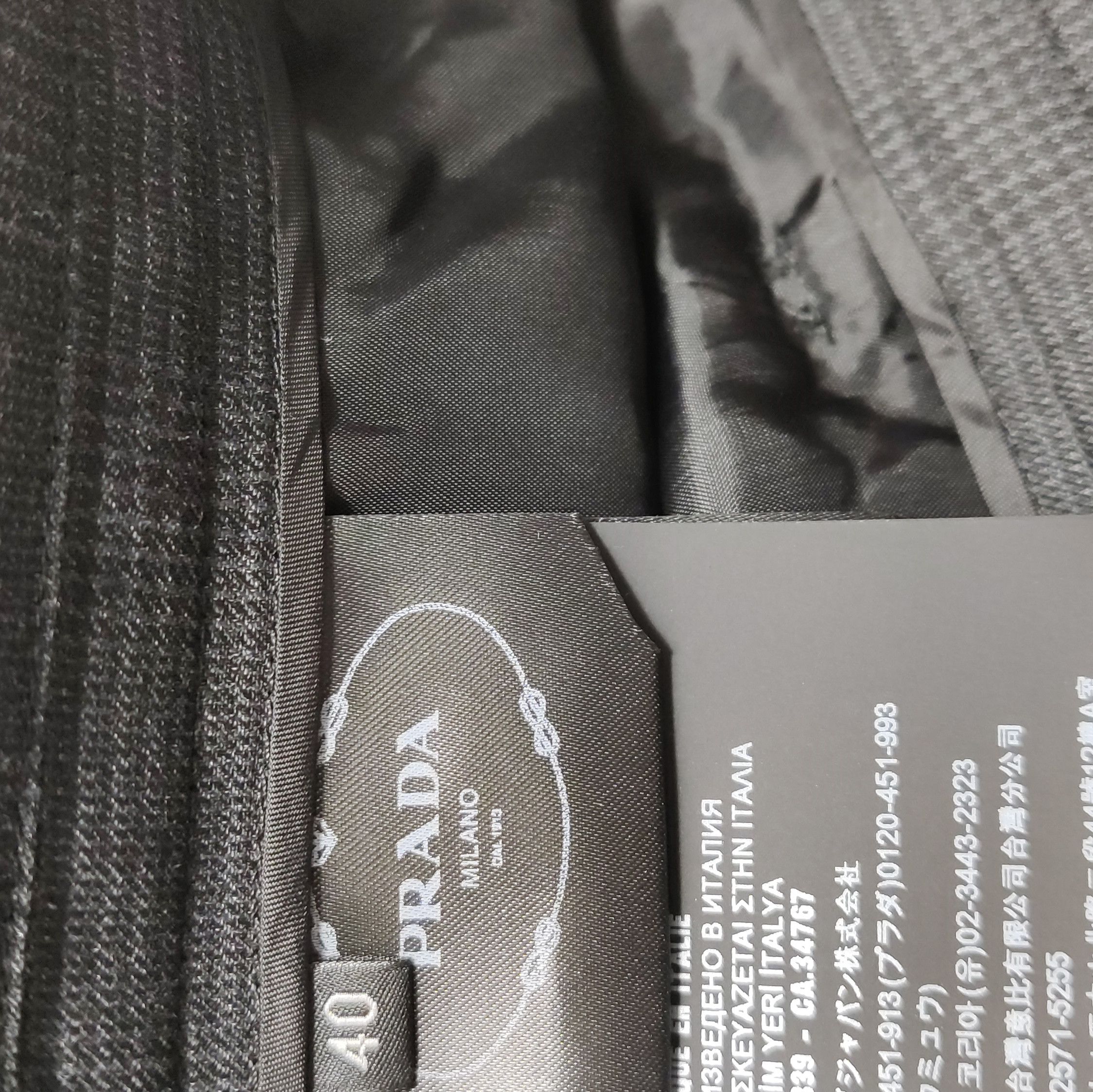 Prada Prada Wool Silk Blend Plaid Trousers Size 40 0089 Size 40" / US 18 - 8 Thumbnail