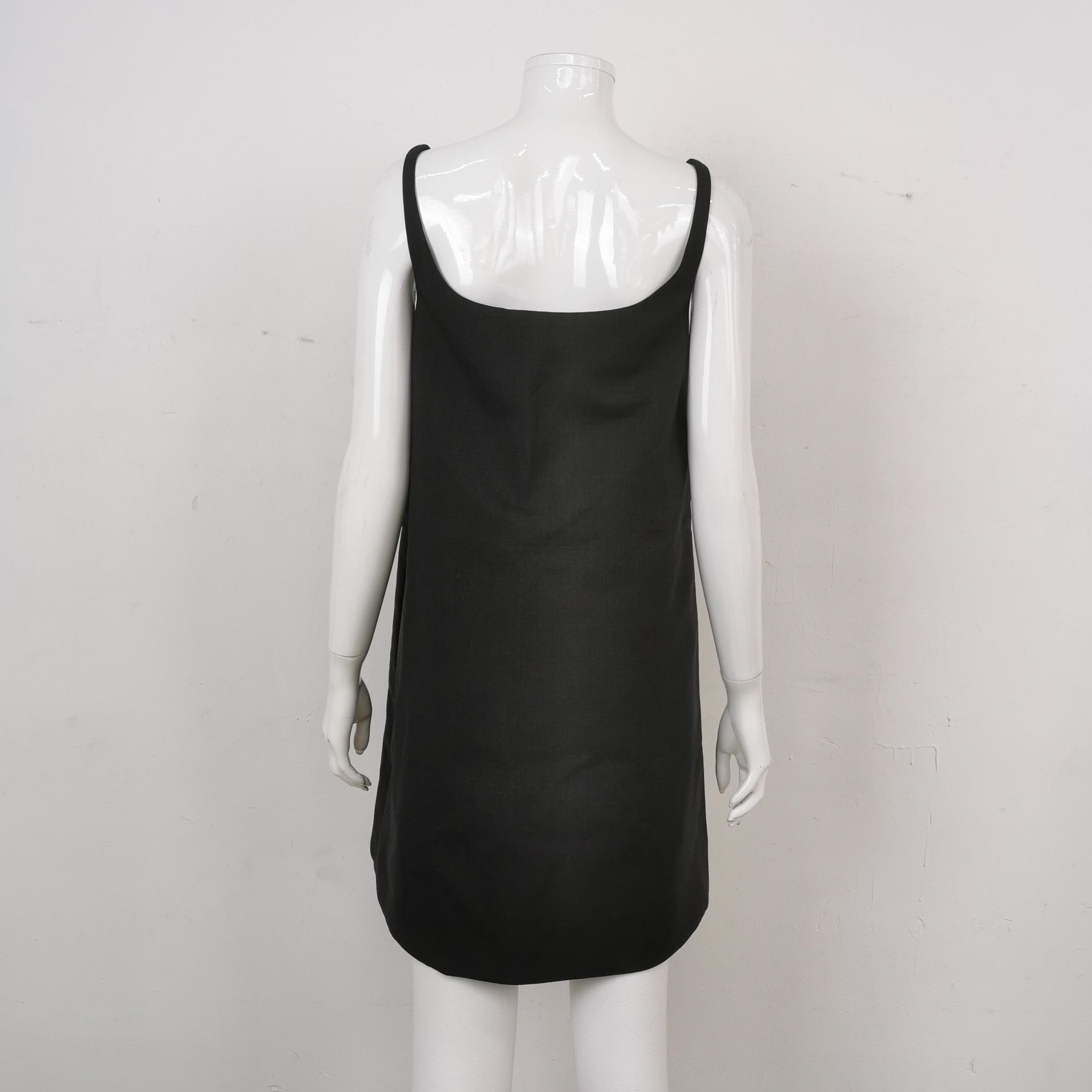 Prada Prada Wool Solid Color Slip Dress 0089 Size S / US 4 / IT 40 - 2 Thumbnail