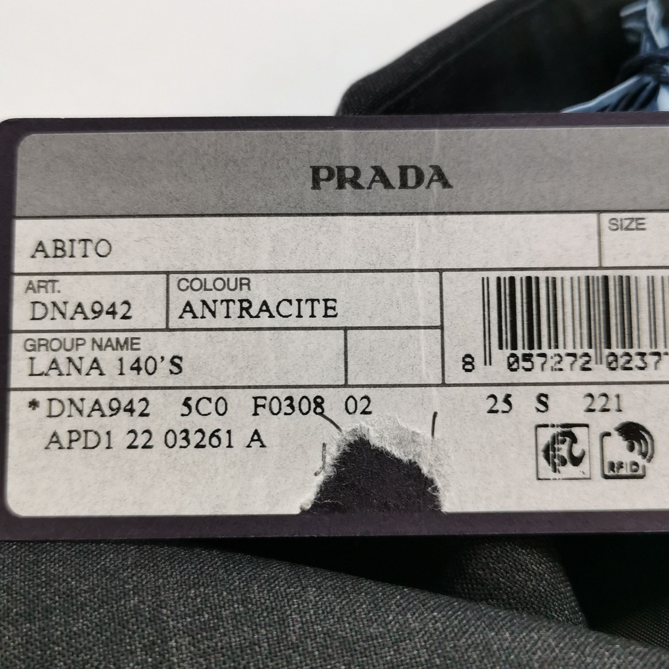 Prada Prada Wool Solid Color Slip Dress 0089 Size S / US 4 / IT 40 - 8 Thumbnail
