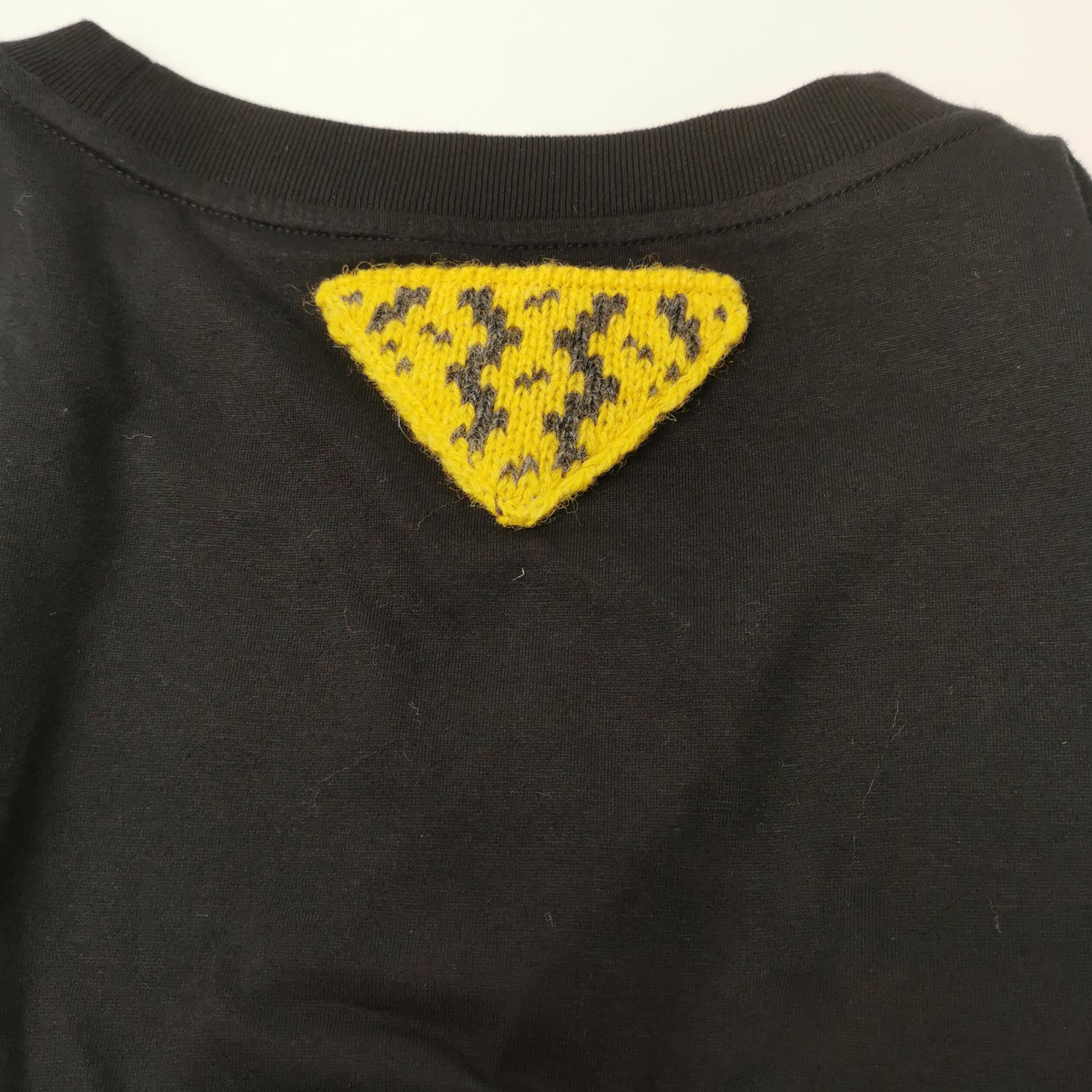Prada Prada Color-Block Triangle Logo T-Shirt 0089 Size M / US 6-8 / IT 42-44 - 3 Thumbnail