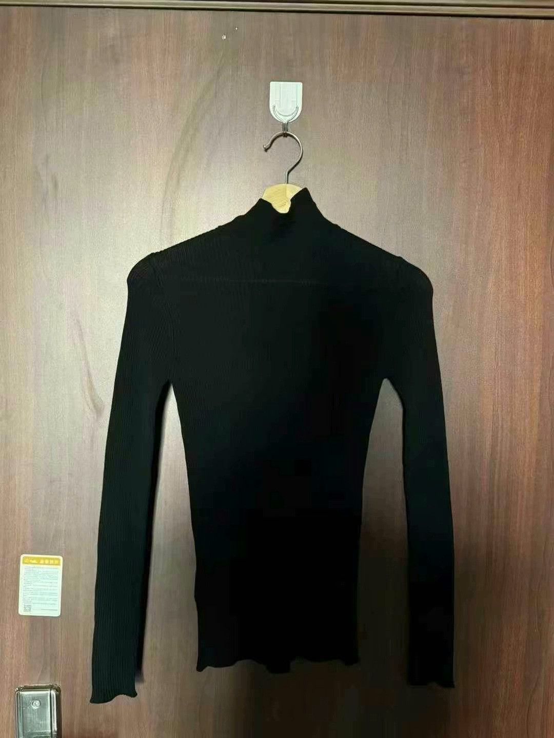 Prada black high-neck knit top by Prada Size S / US 4 / IT 40 - 2 Thumbnail
