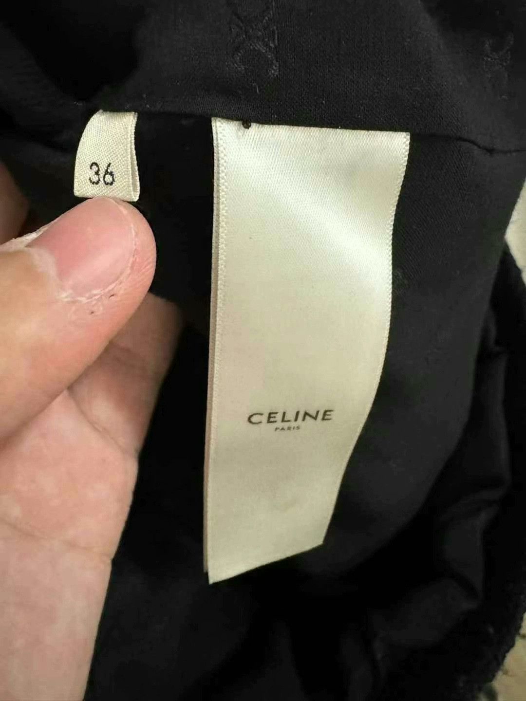 Celine celine black jacket with gold buttons Size S / US 4 / IT 40 - 3 Thumbnail