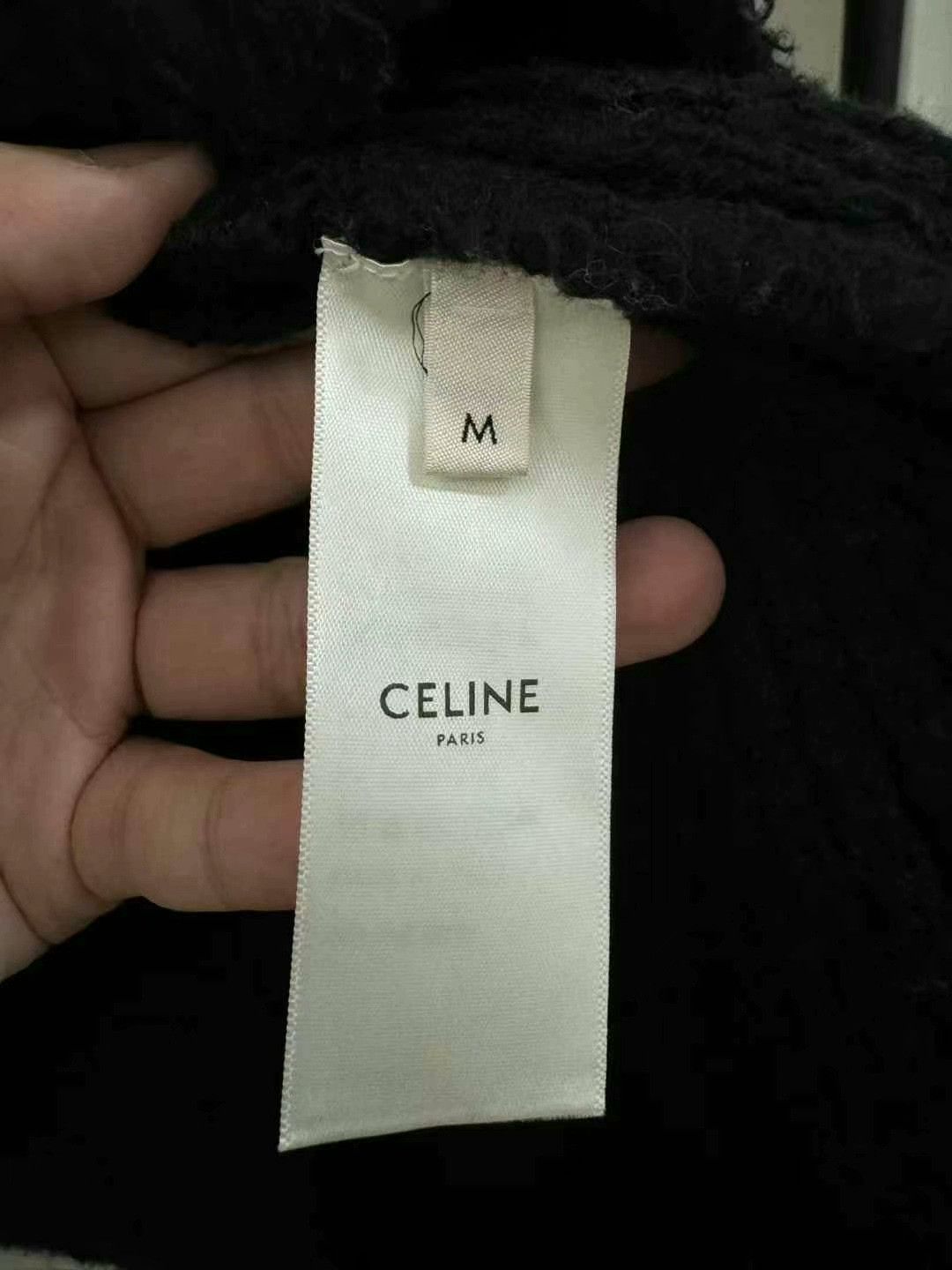 Celine black and white striped mohair sweater Size M / US 6-8 / IT 42-44 - 3 Thumbnail