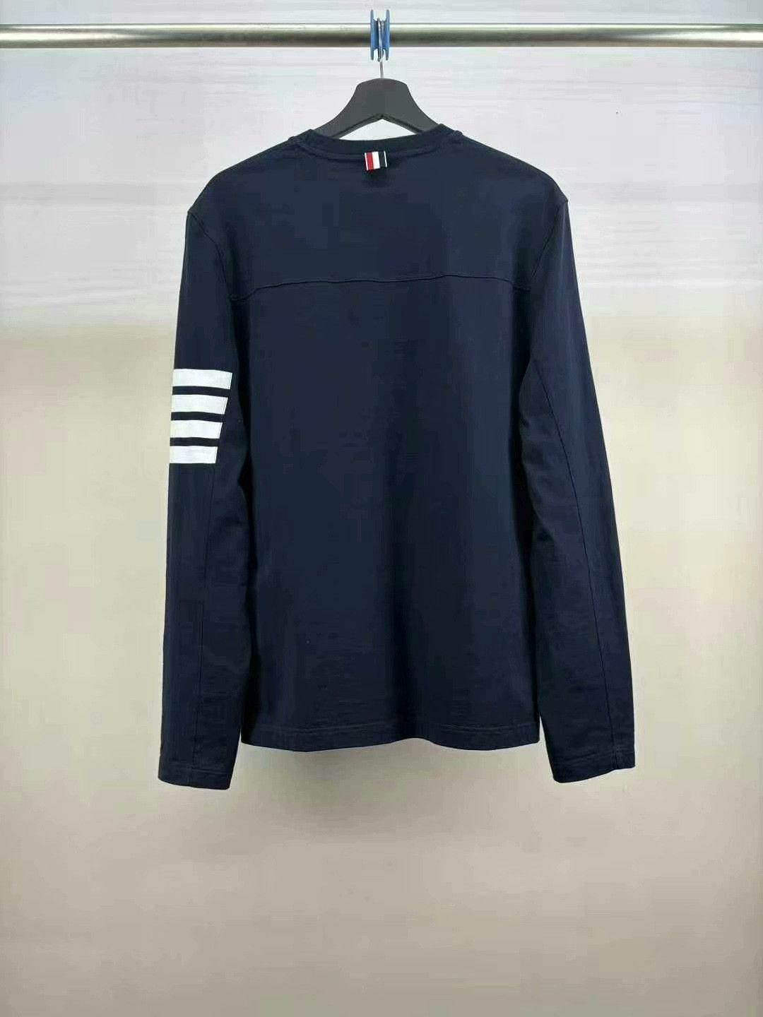 Thom Browne thom browne long sleeve striped t-shirt Size US M / EU 48-50 / 2 - 2 Thumbnail