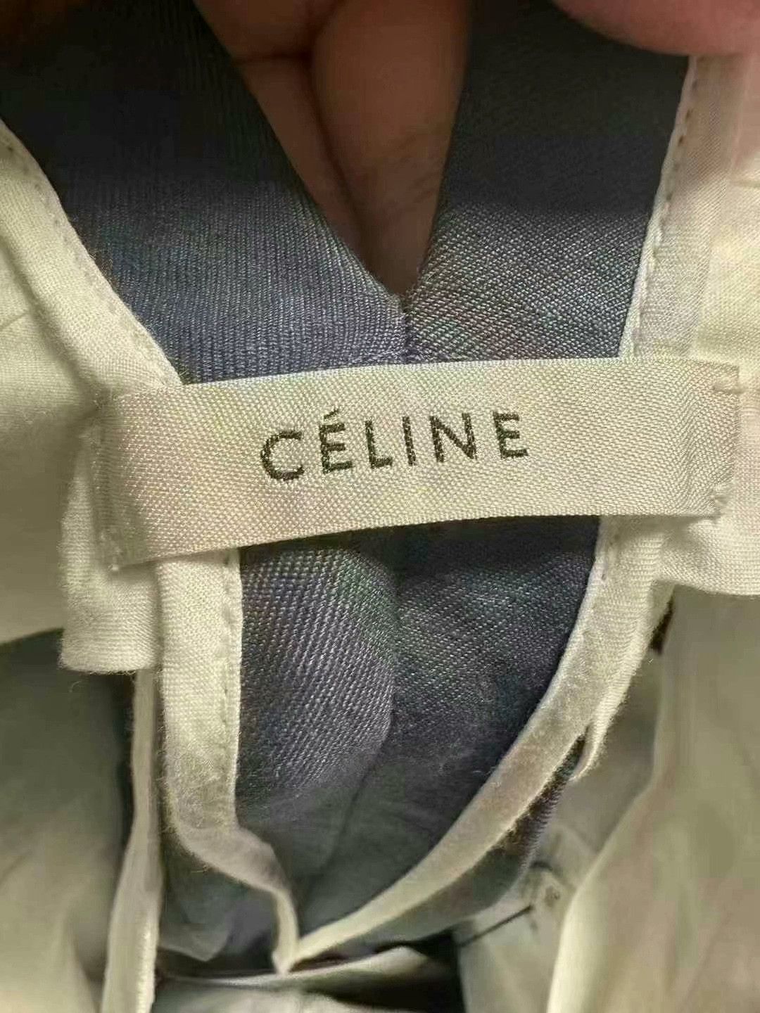Celine celine wool wide-leg pants size 36 Size 36" / US 14 / IT 50 - 3 Thumbnail
