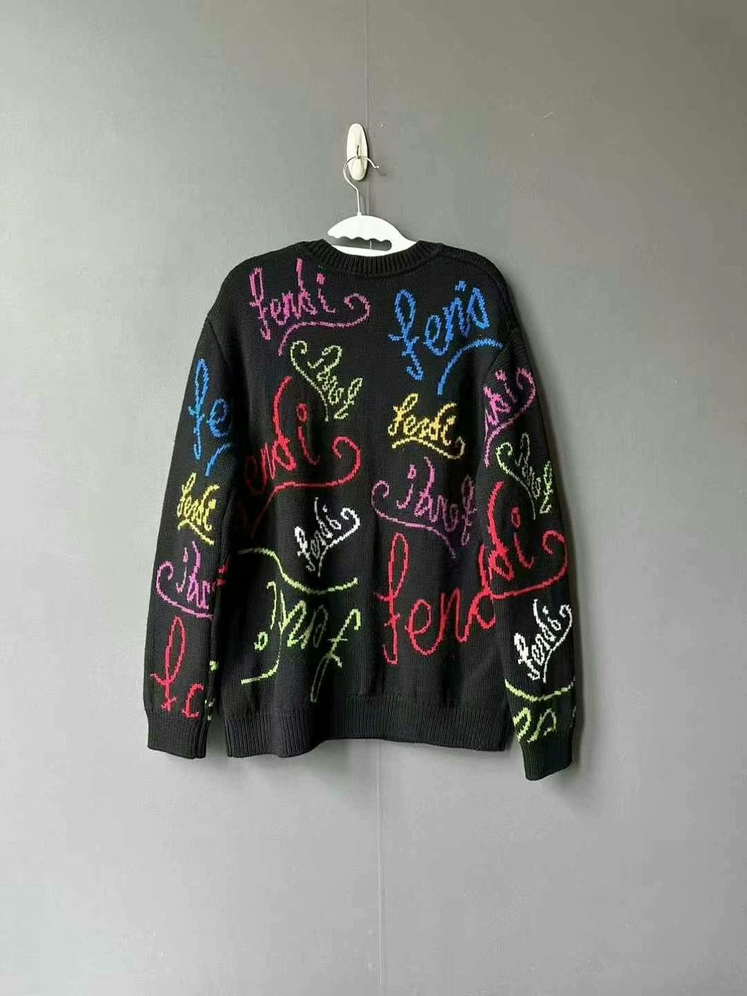 Fendi fendi colorful knit sweater for stylish wear Size US XXL / EU 58 / 5 - 2 Thumbnail
