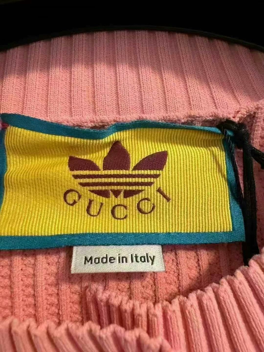 Gucci gucci x adidas pink knitted cardigan Size M / US 6-8 / IT 42-44 - 3 Thumbnail