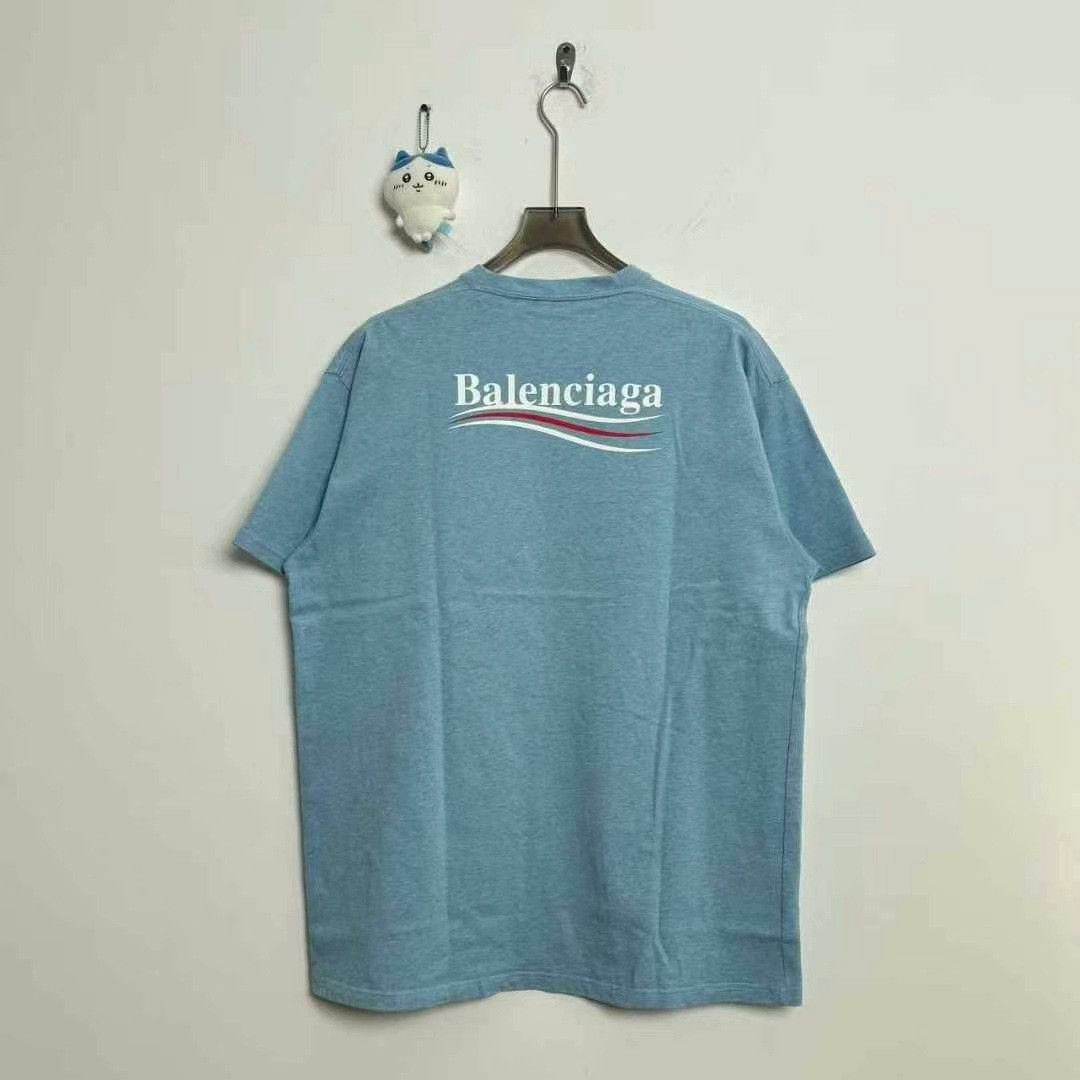 Balenciaga balenciaga blue short sleeve t-shirt size m Size US M / EU 48-50 / 2 - 3 Thumbnail