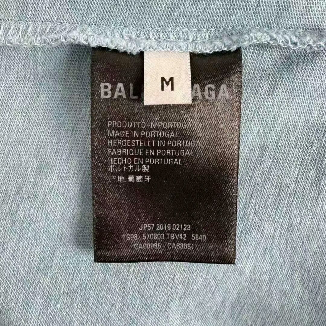 Balenciaga balenciaga blue short sleeve t-shirt size m Size US M / EU 48-50 / 2 - 4 Thumbnail