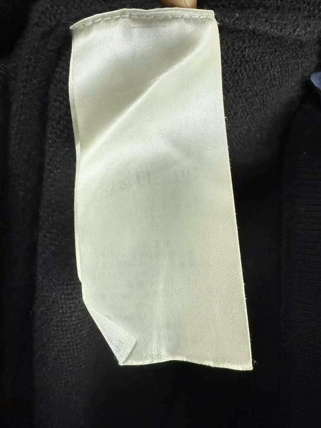 louis vuitton black cashmere pants size small
